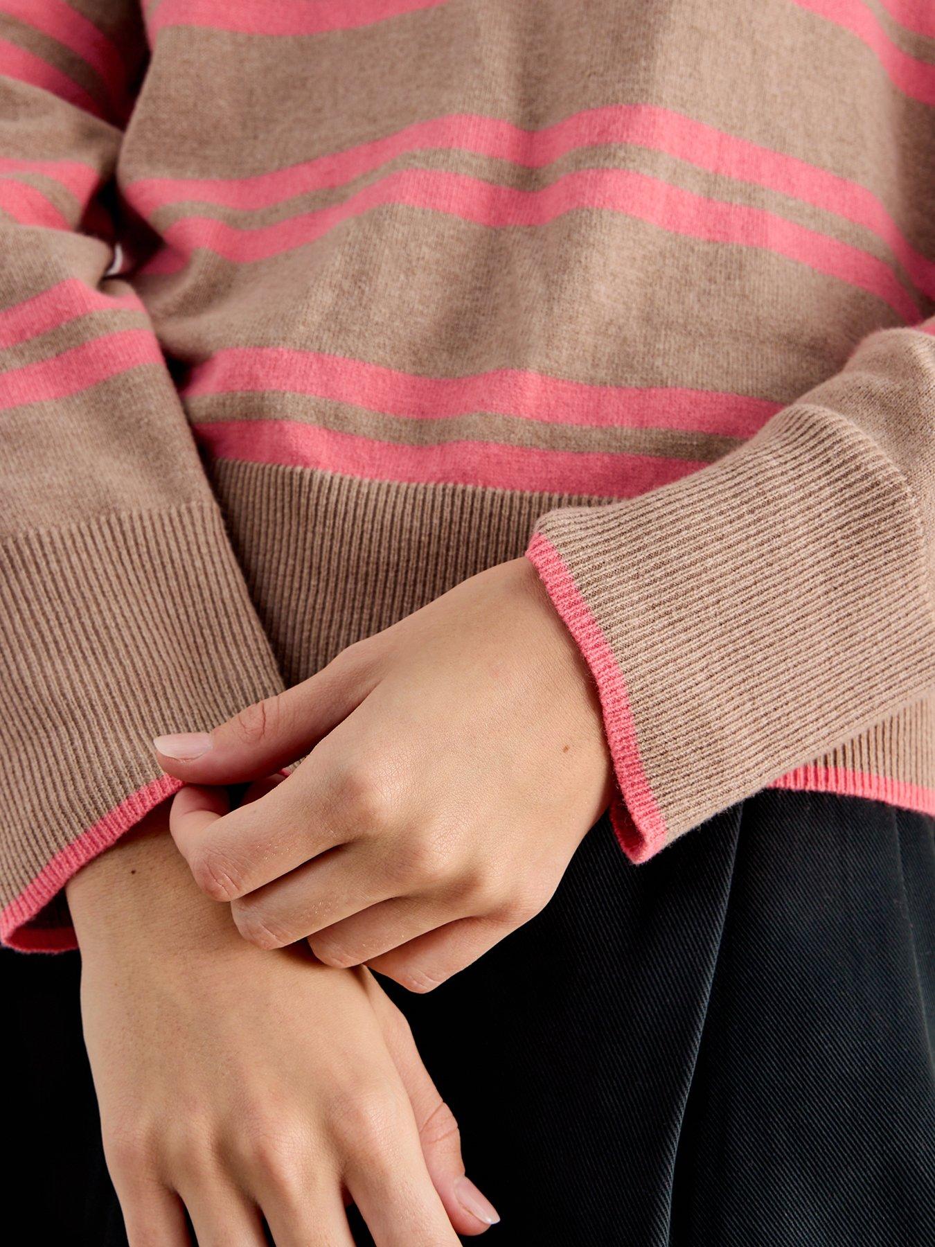 Image 4 of 6 of White Stuff Katie Stripe Jumper