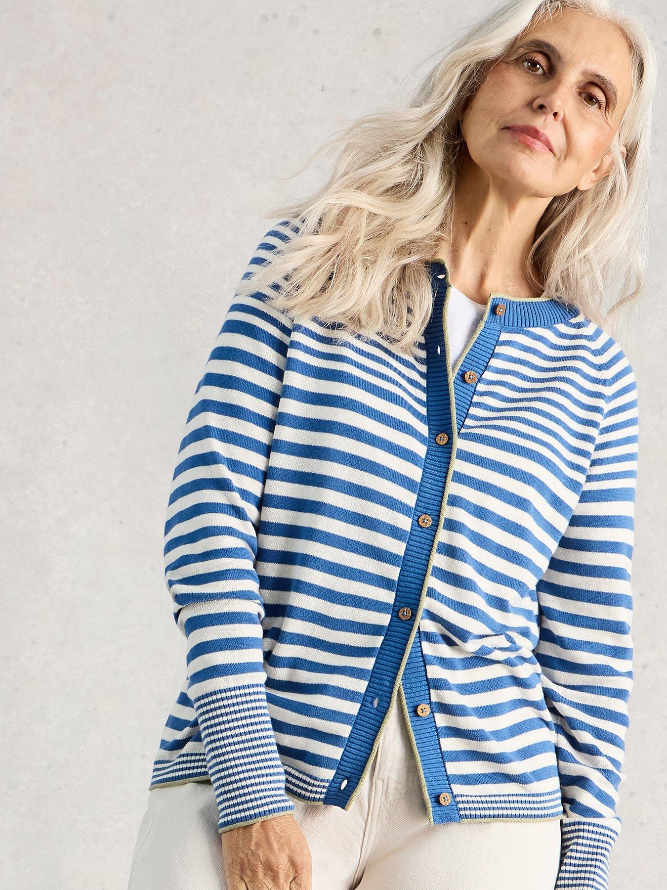 Image 1 of 6 of White Stuff Lulu Stripe Cardi