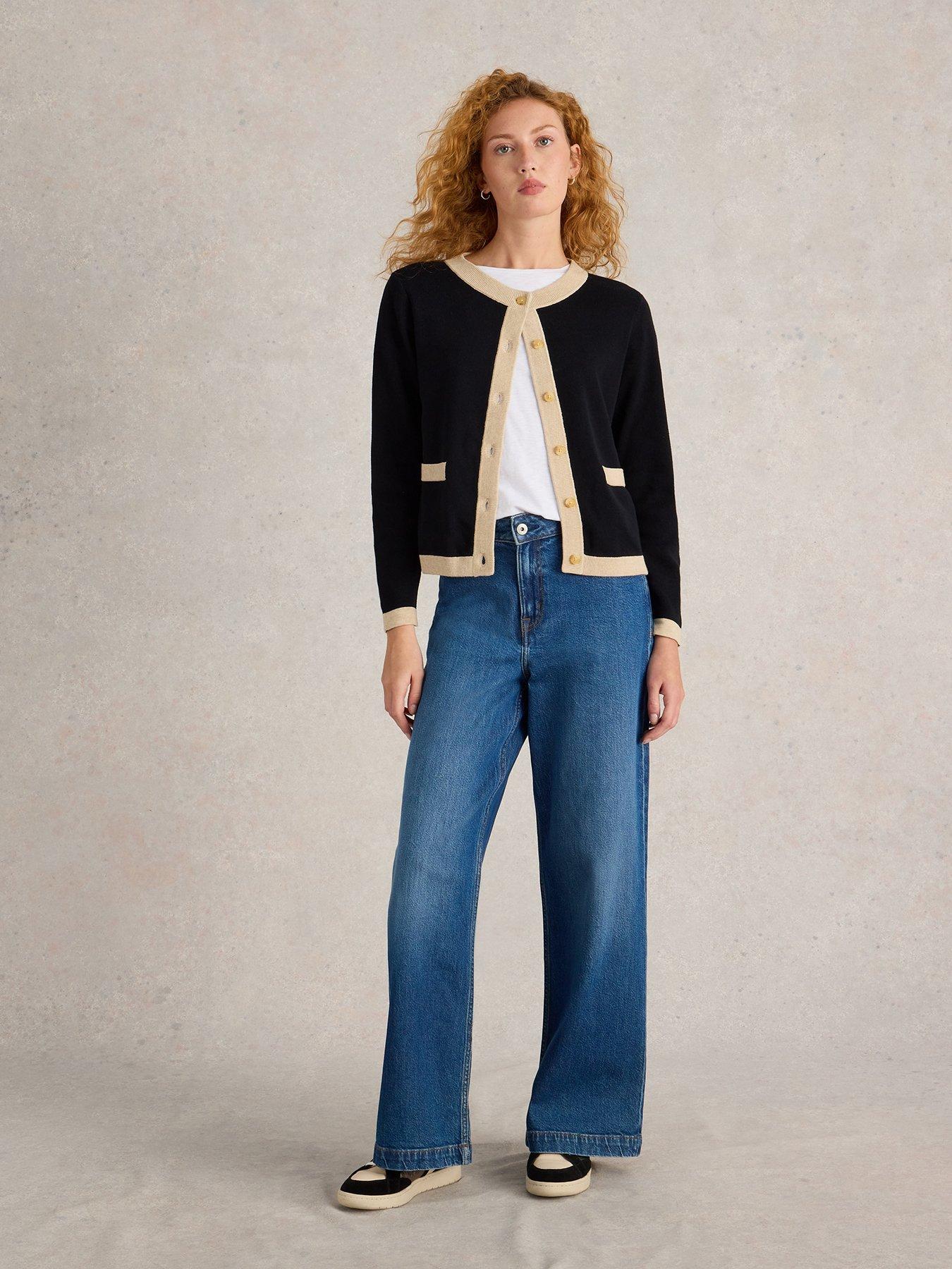  image of white-stuff-charlotte-cardigan-black