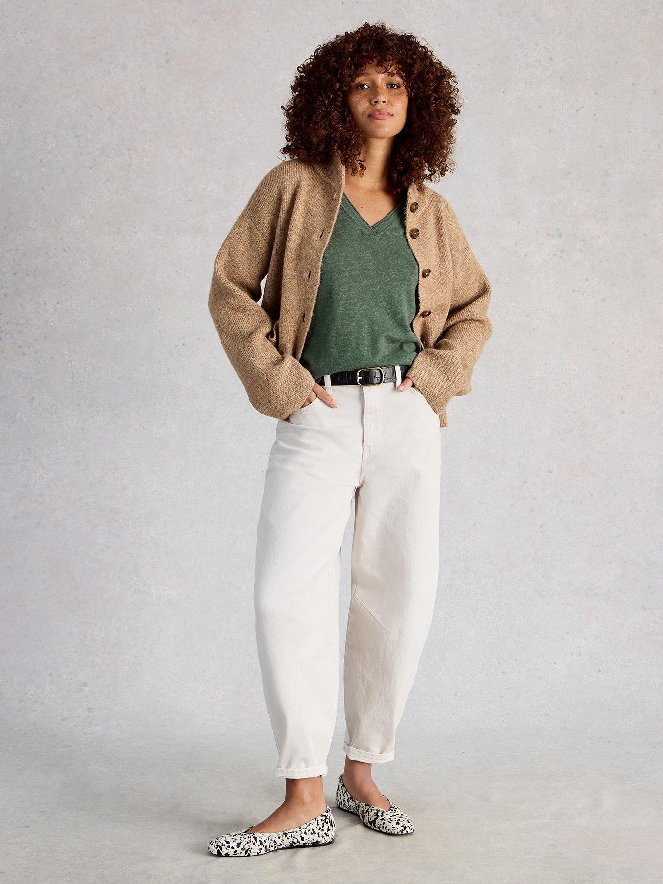  image of white-stuff-elody-linen-blend-jumper-green