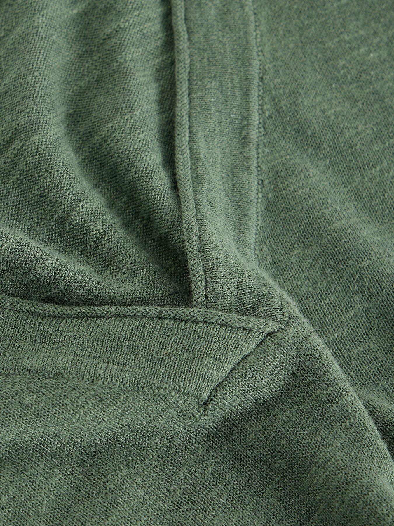  image of white-stuff-elody-linen-blend-jumper-green
