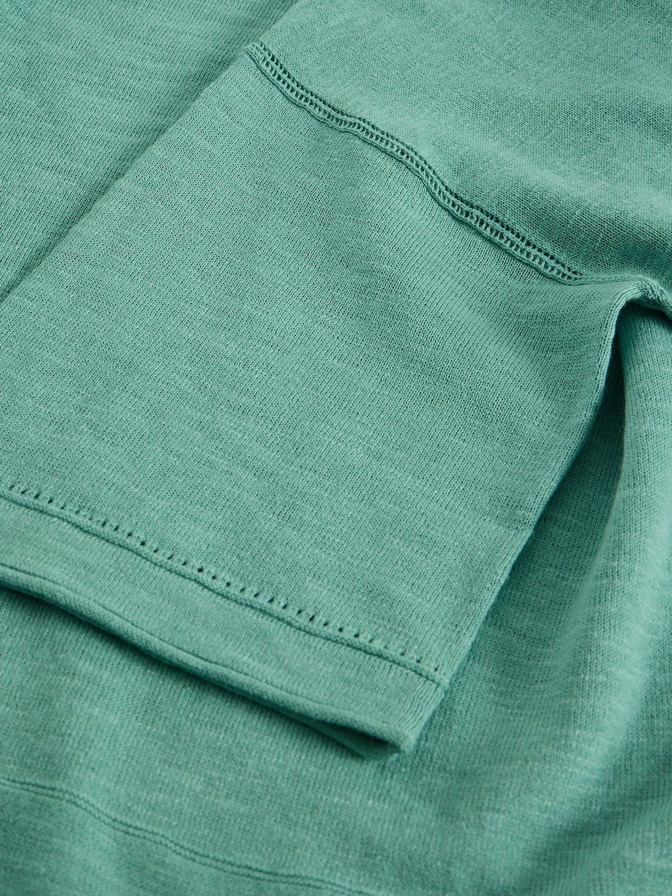 Image 6 of 6 of White Stuff Kate Linen Blend Tee - Blue