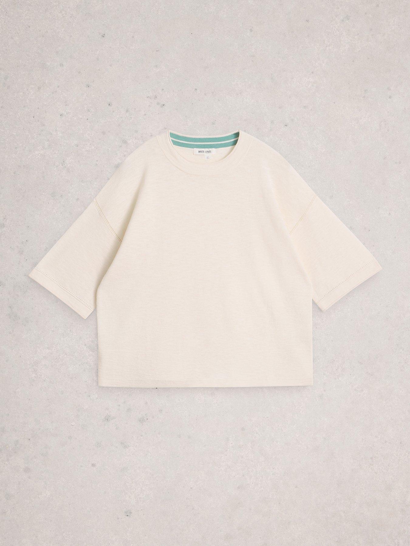 Image 5 of 6 of White Stuff Kate Linen Blend Top - White