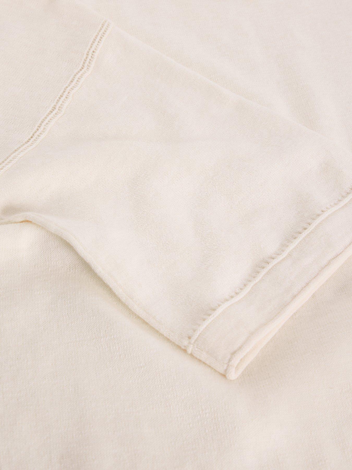 Image 6 of 6 of White Stuff Kate Linen Blend Top - White