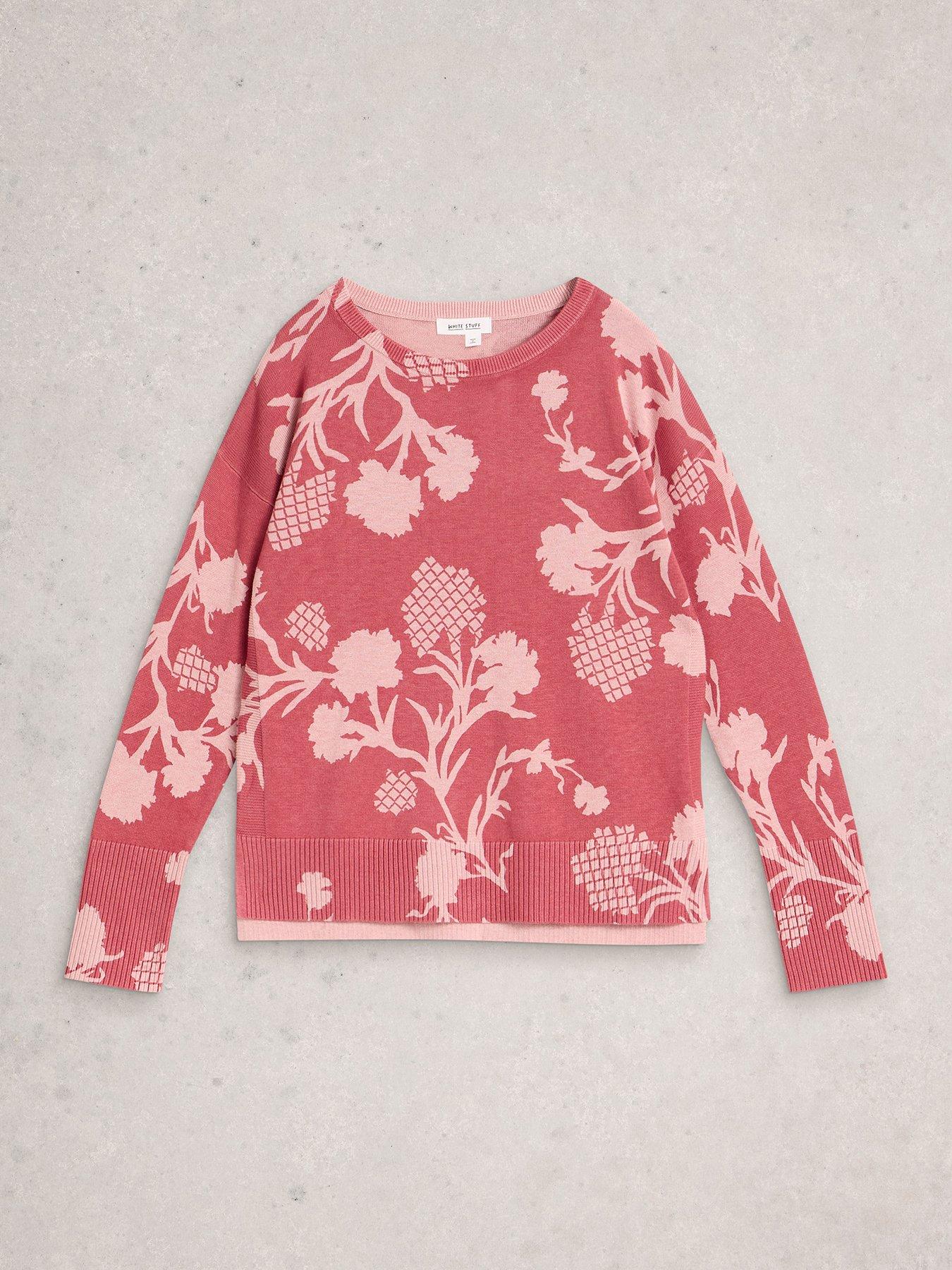 Image 5 of 6 of White Stuff Olive Print Jumper