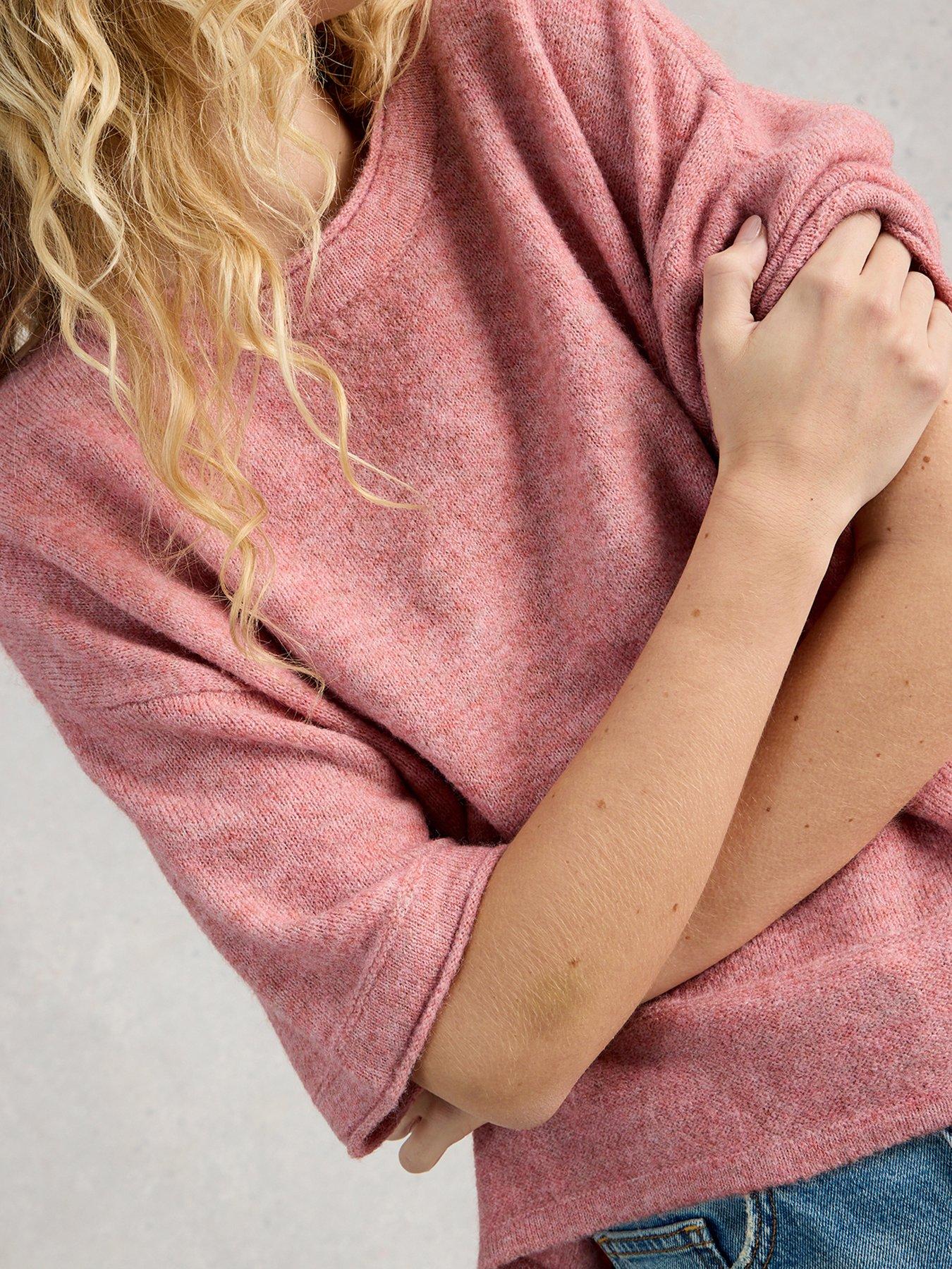  image of white-stuff-kate-knitted-t-shirt-pink