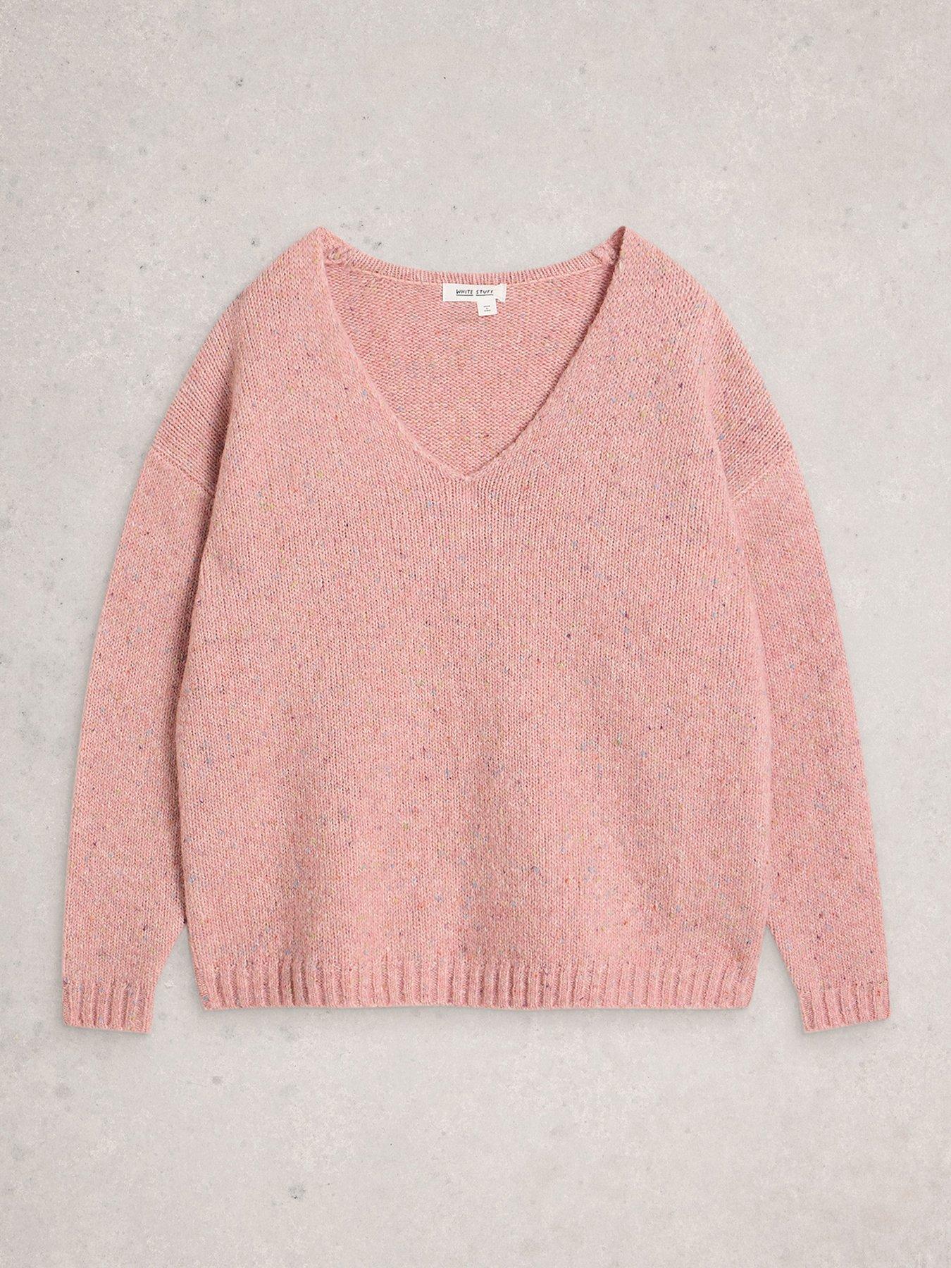  image of white-stuff-tamara-texture-v-neck