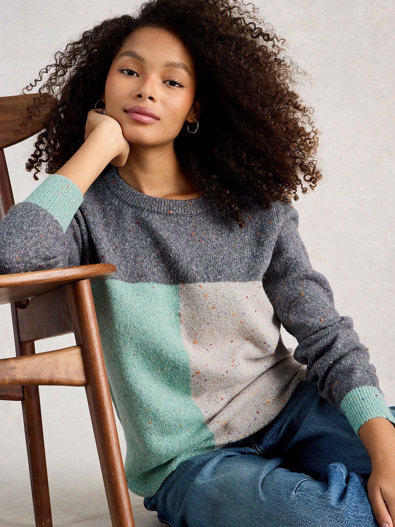 White Stuff Talia Nep Colourblock Jumper