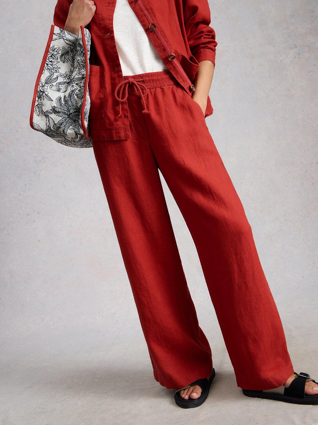 white-stuff-ally-linen-wide-leg-trouser-red