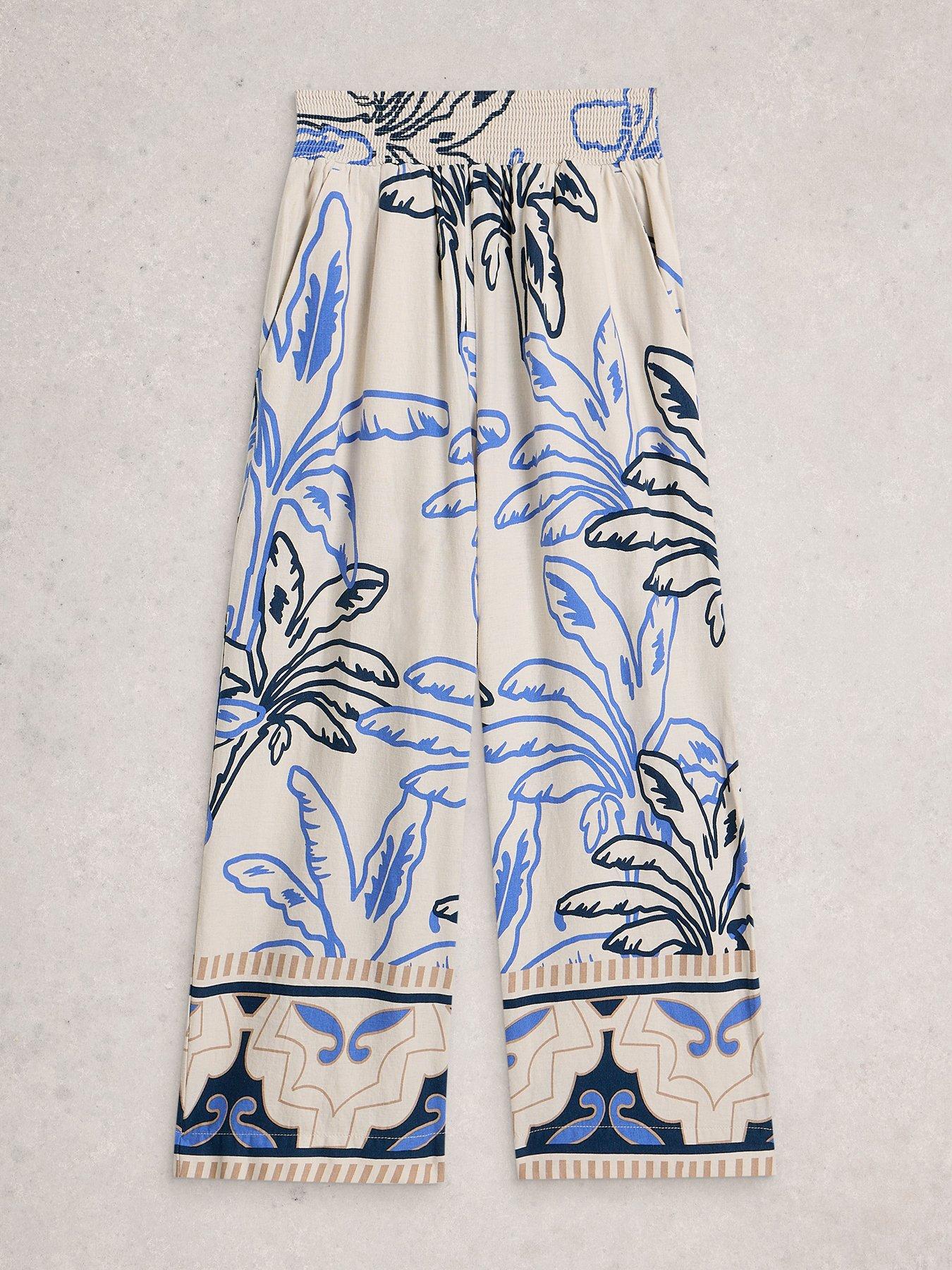  image of white-stuff-shelly-linen-blend-culotte-white