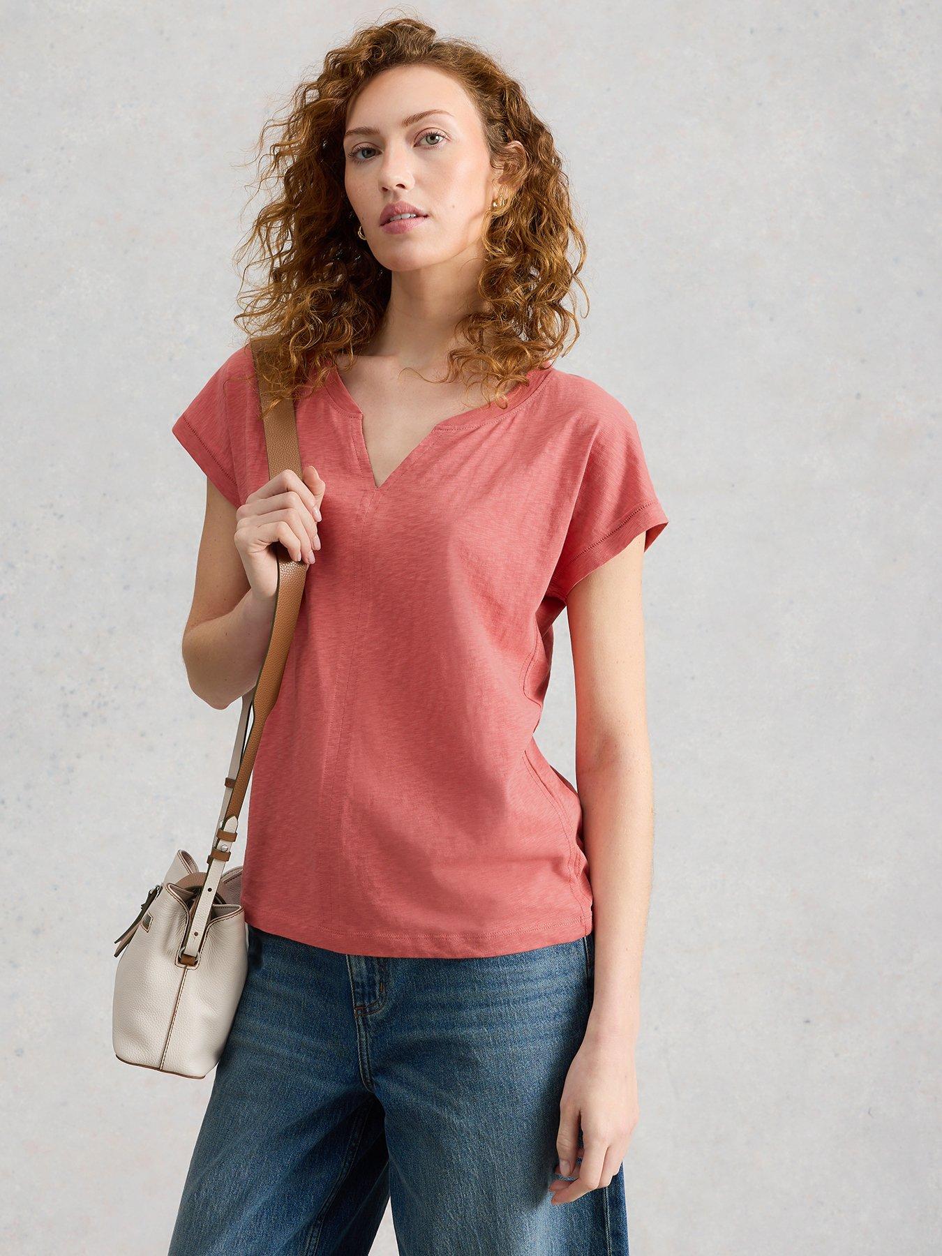 front image of white-stuff-nelly-notch-neck-tee