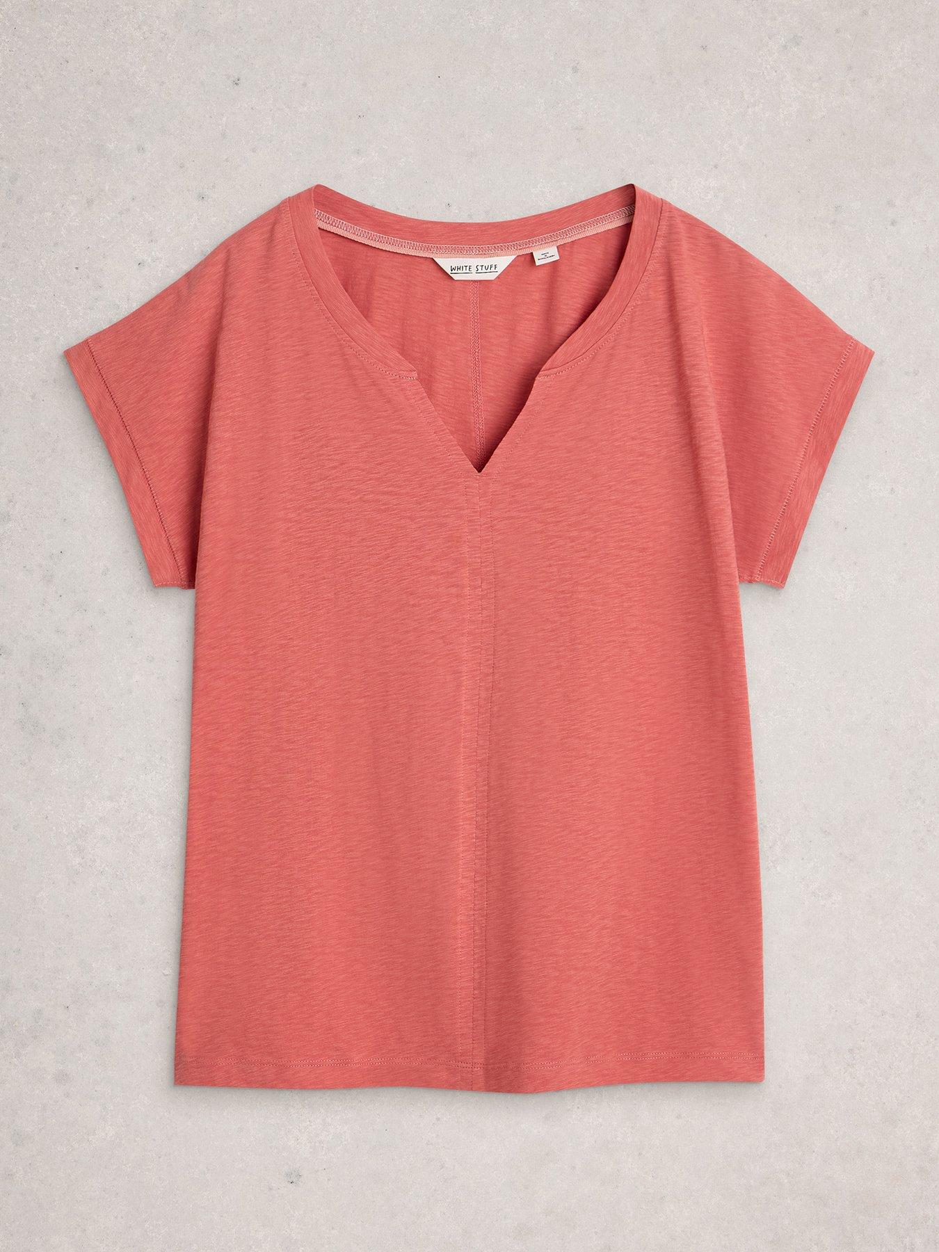  image of white-stuff-nelly-notch-neck-tee