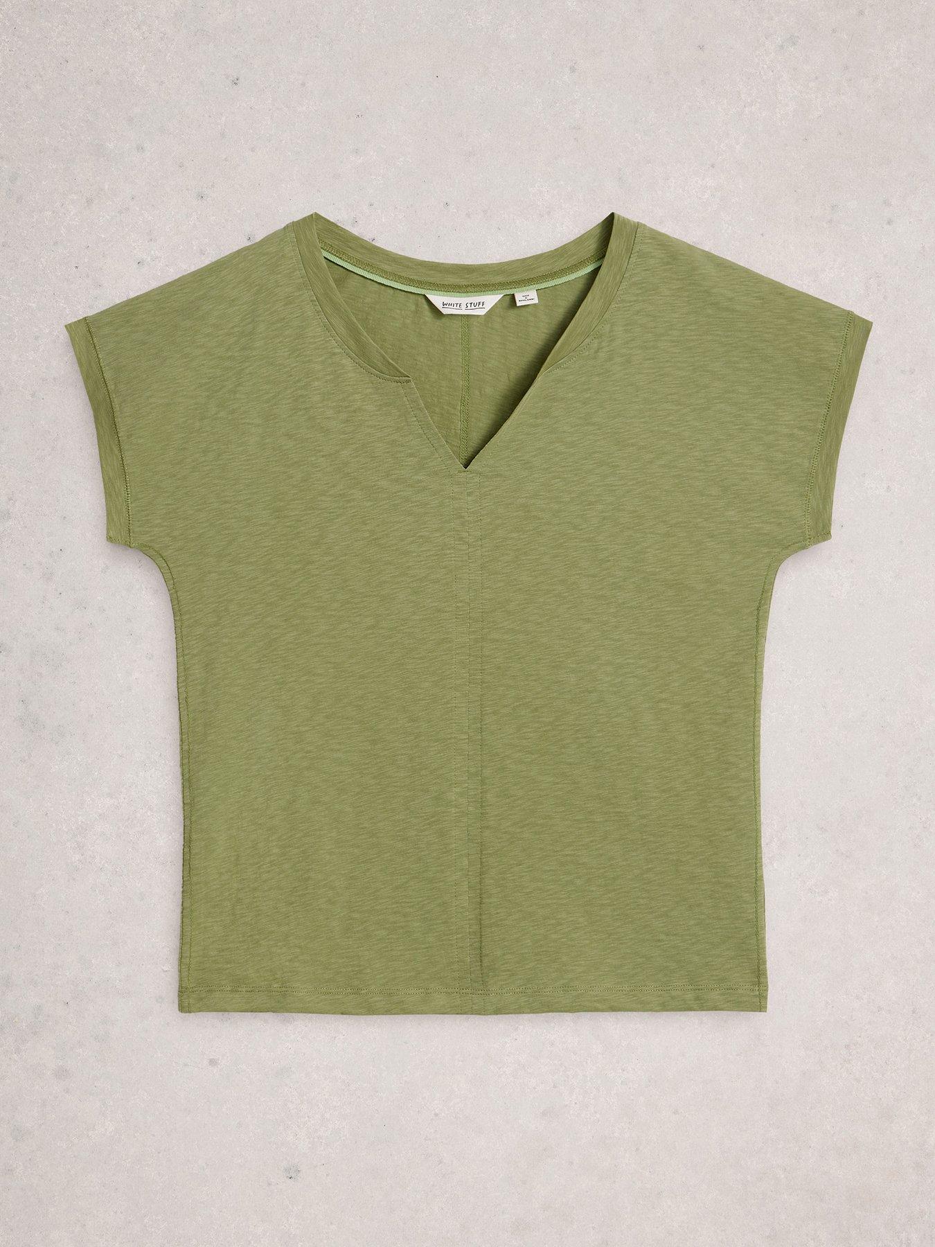 Image 5 of 6 of White Stuff Nelly Notch Neck Tee