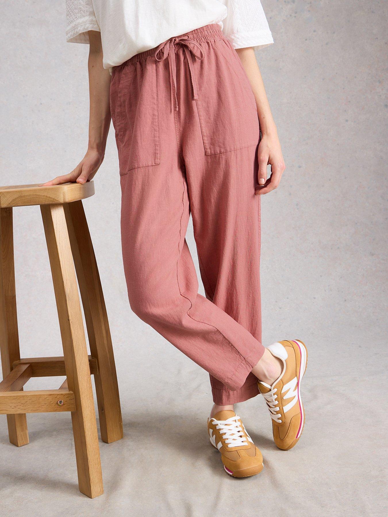 White Stuff Elle Linen Blend Trouser