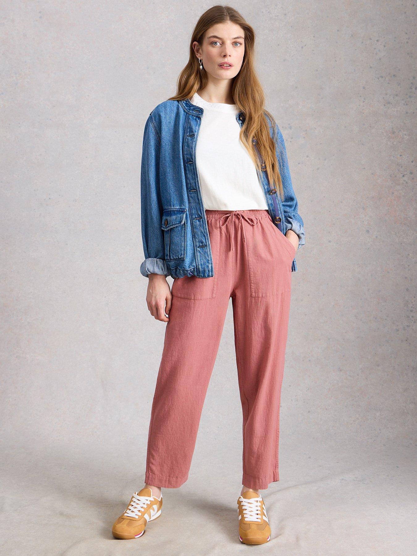 Image 3 of 6 of White Stuff Elle Linen Blend Trouser