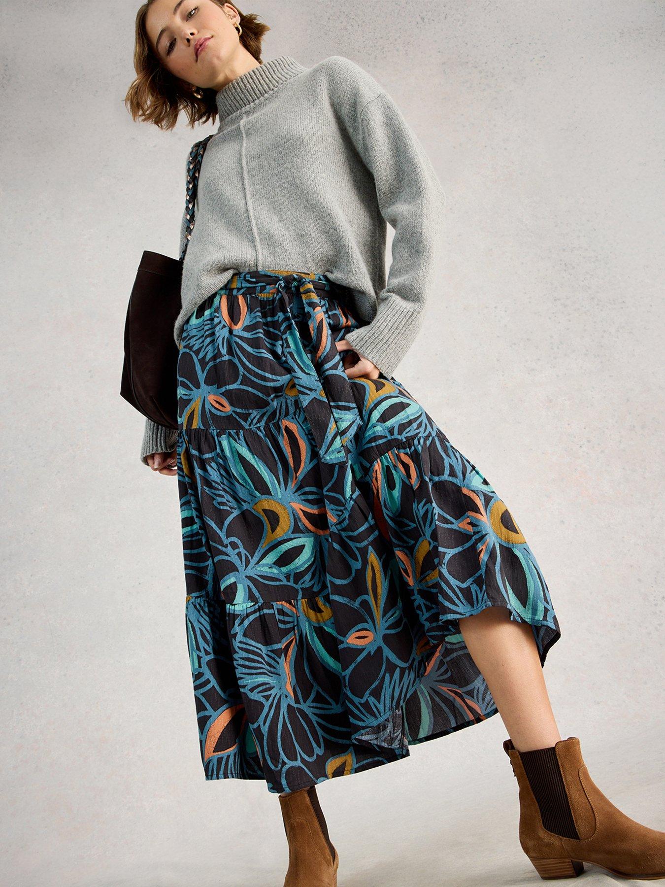 front image of white-stuff-lotus-maxi-skirt