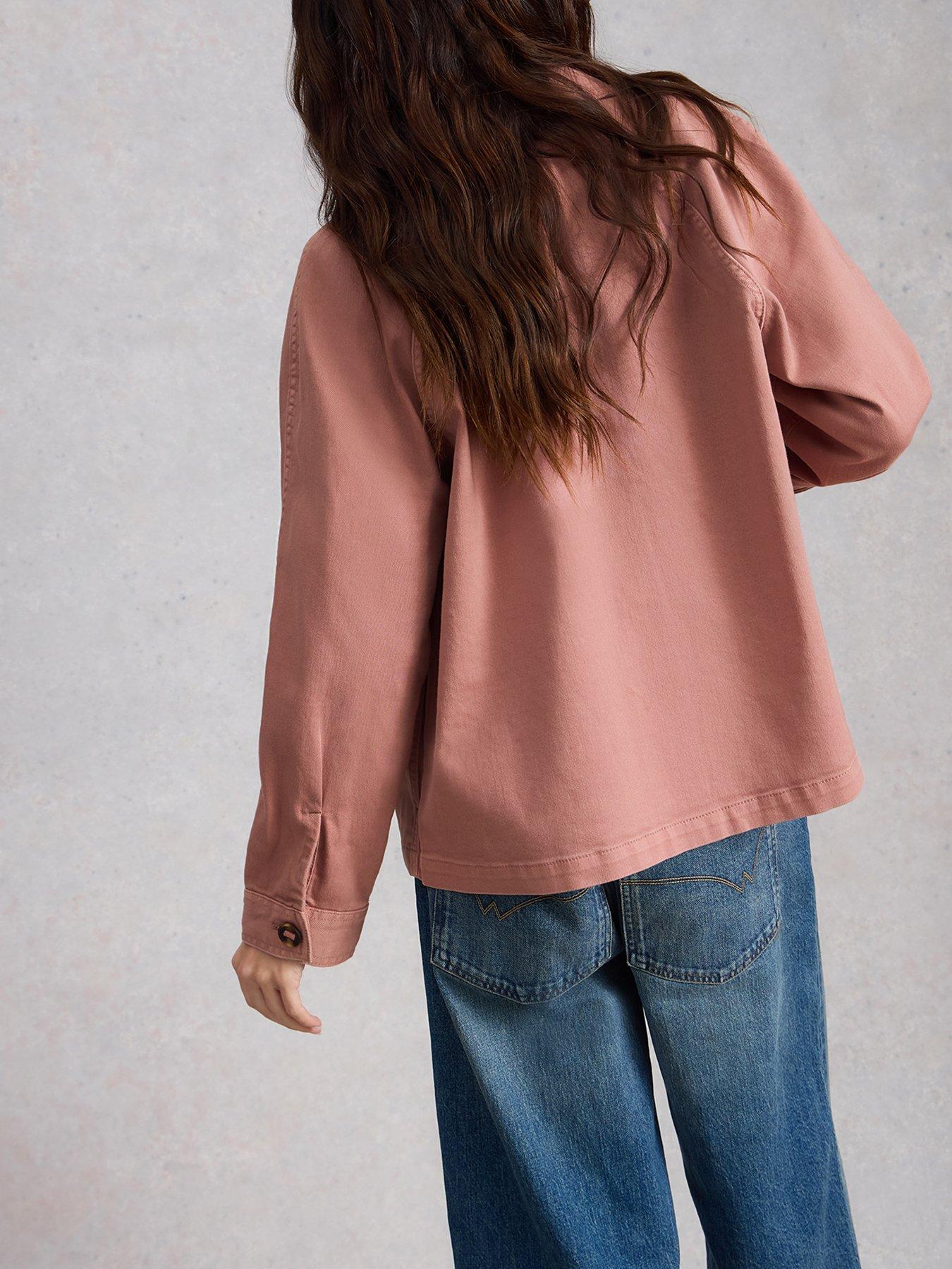 Image 2 of 6 of White Stuff Eden Denim Jacket - Pink
