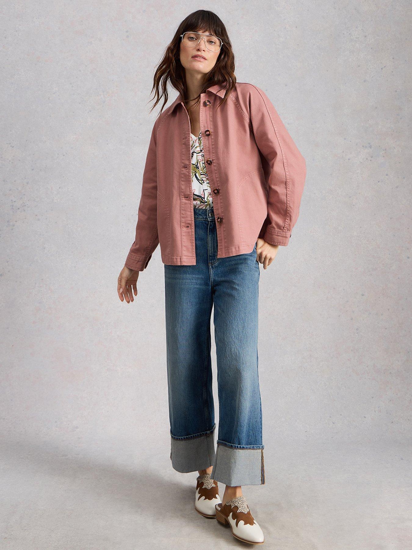 Image 3 of 6 of White Stuff Eden Denim Jacket - Pink