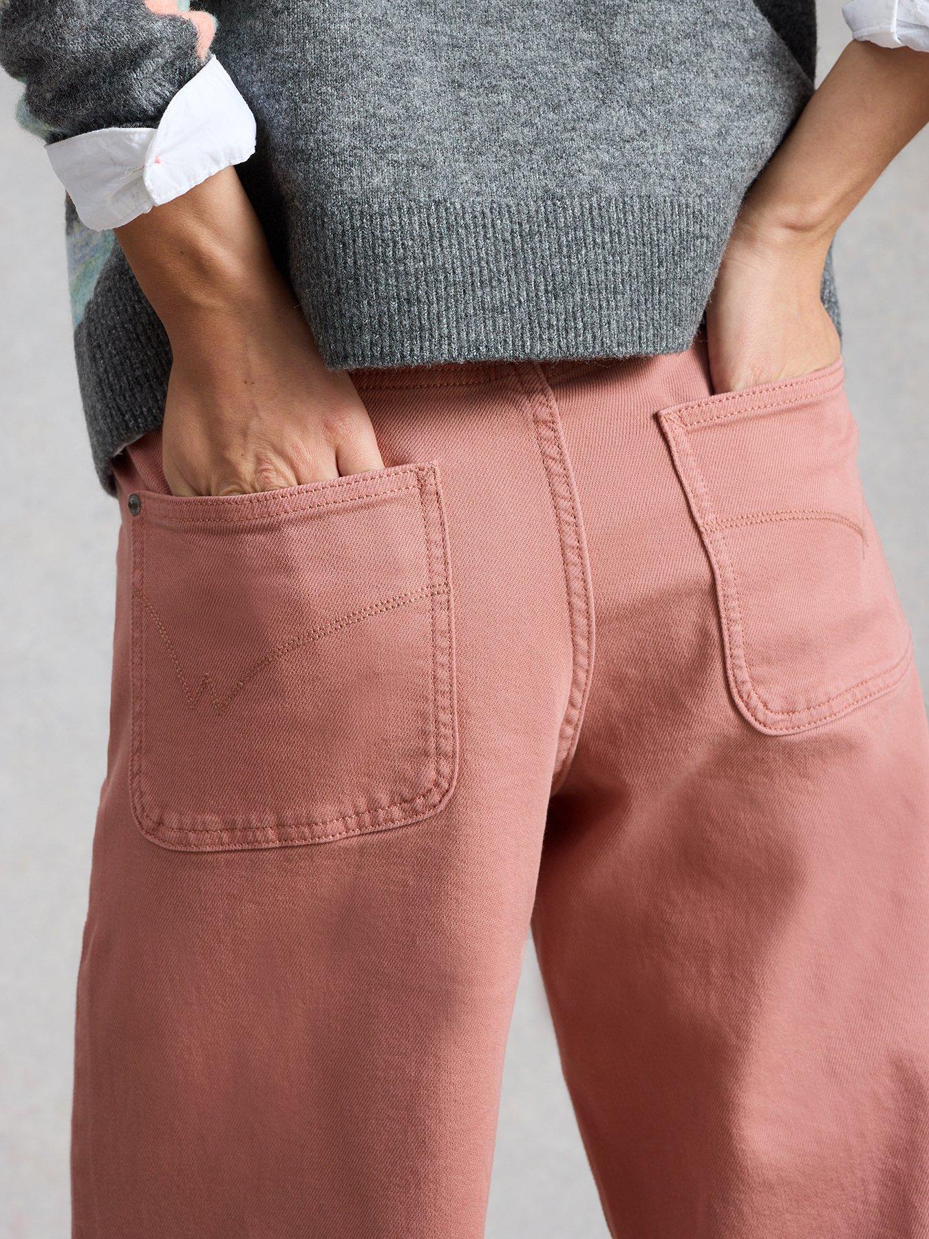 Image 4 of 6 of White Stuff Tia Wide Leg Crop Jean