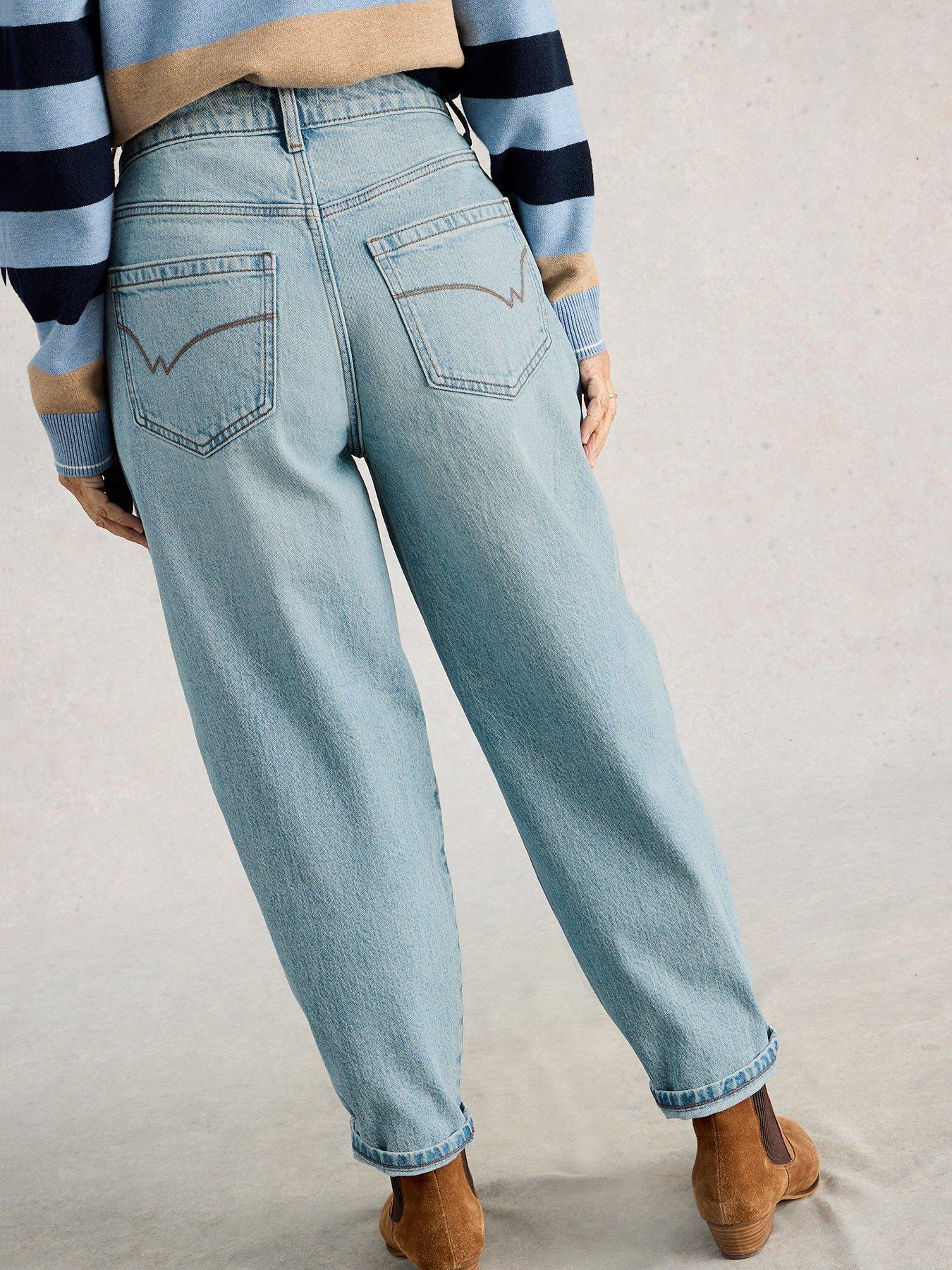  image of white-stuff-aubrey-barrel-leg-jean