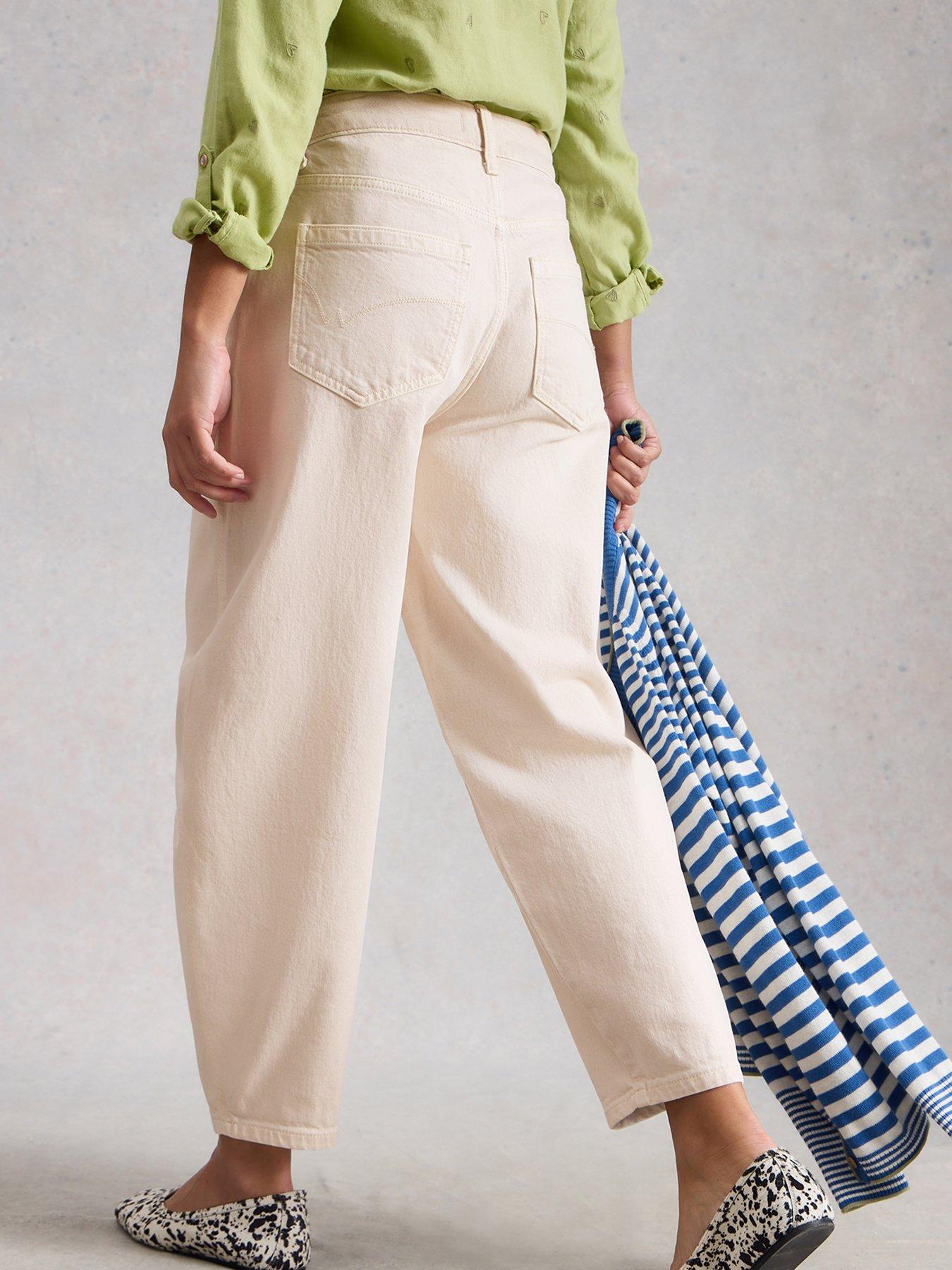  image of white-stuff-aubrey-barrel-leg-jean
