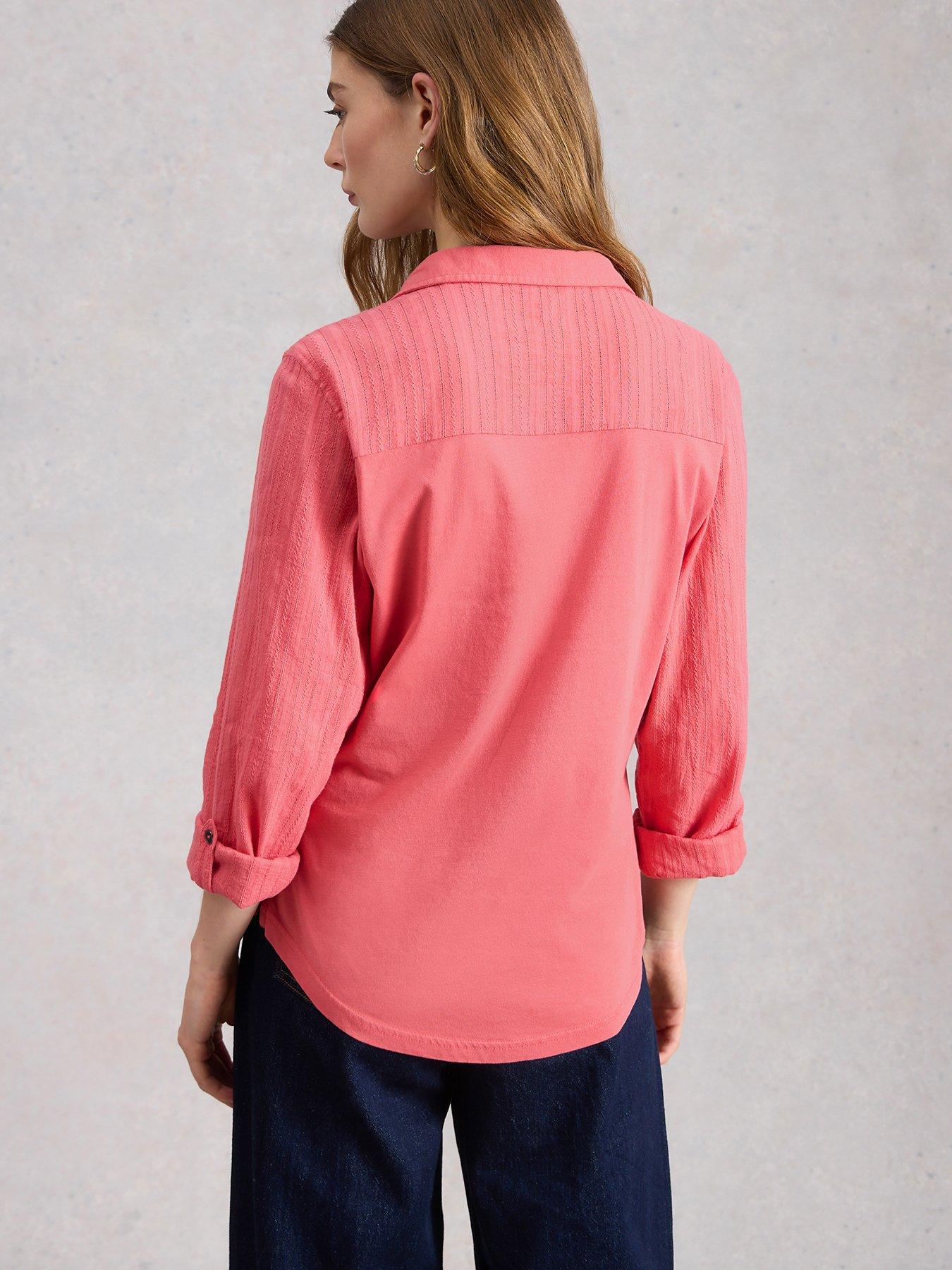 Image 2 of 6 of White Stuff Annie Mix Jersey Shirt