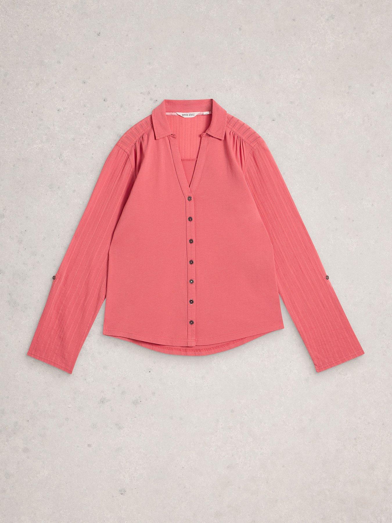 Image 5 of 6 of White Stuff Annie Mix Jersey Shirt