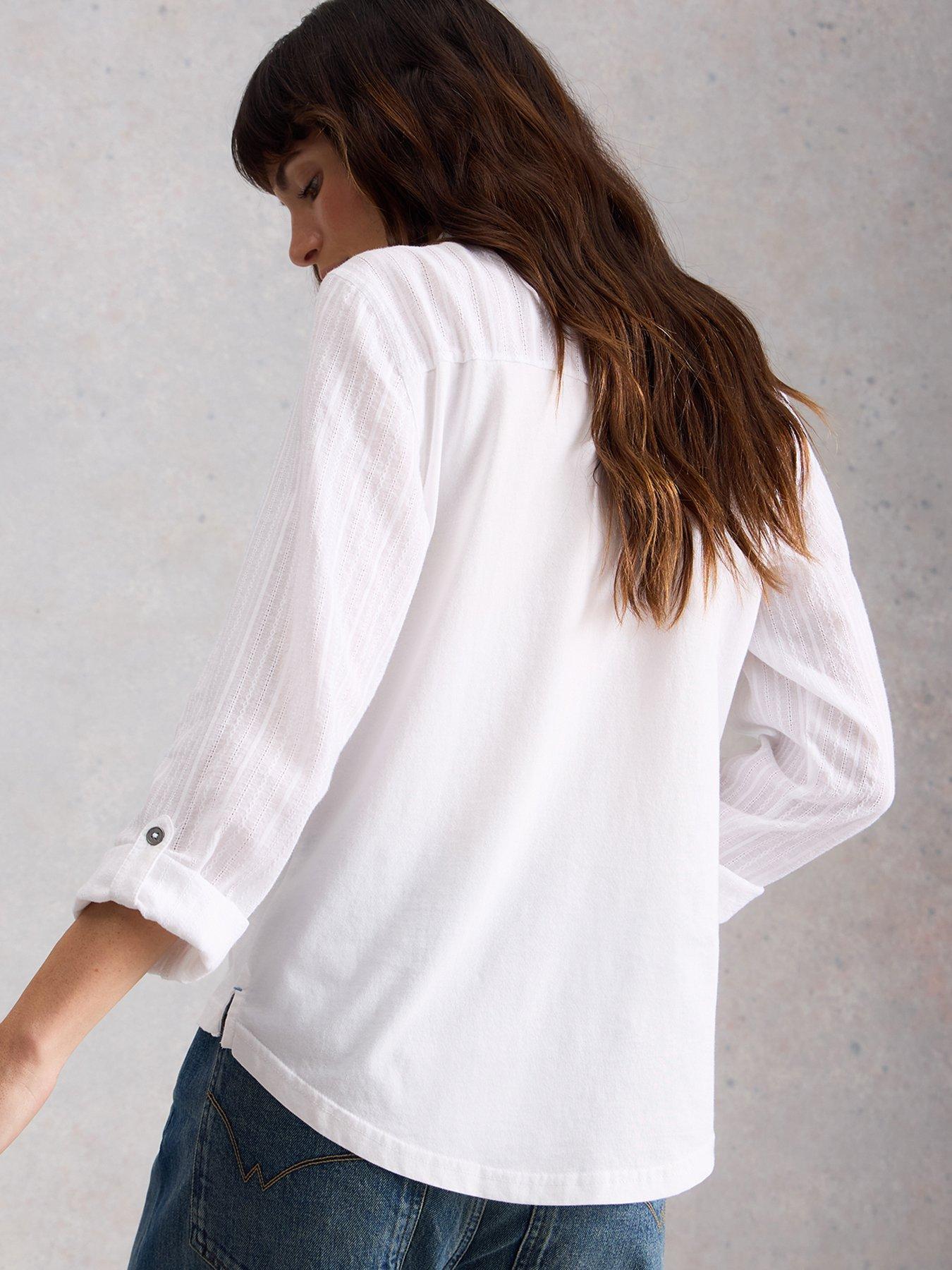 stillFront image of white-stuff-annie-mix-jersey-shirt