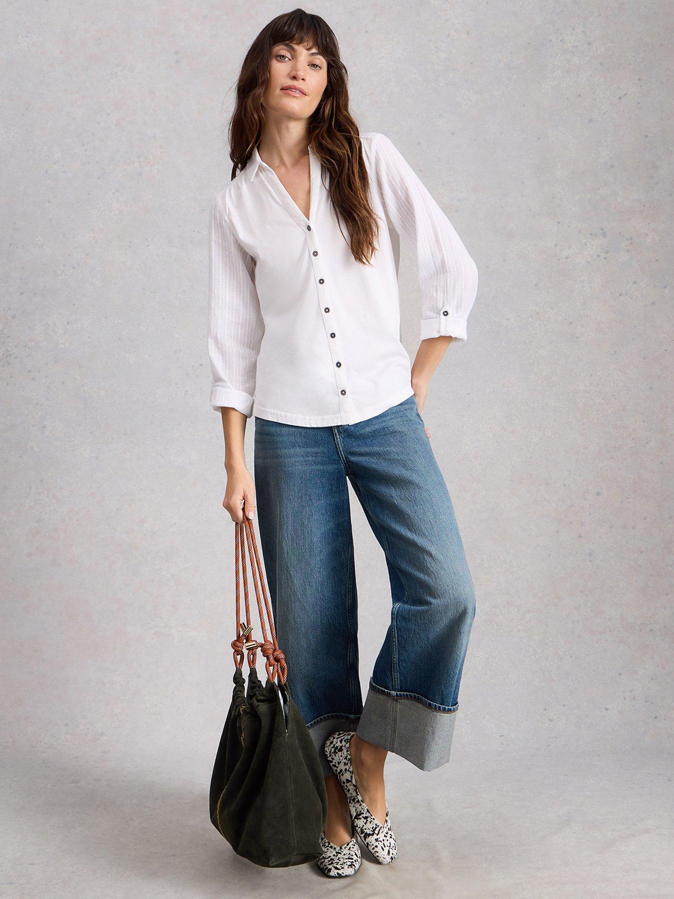  image of white-stuff-annie-mix-jersey-shirt