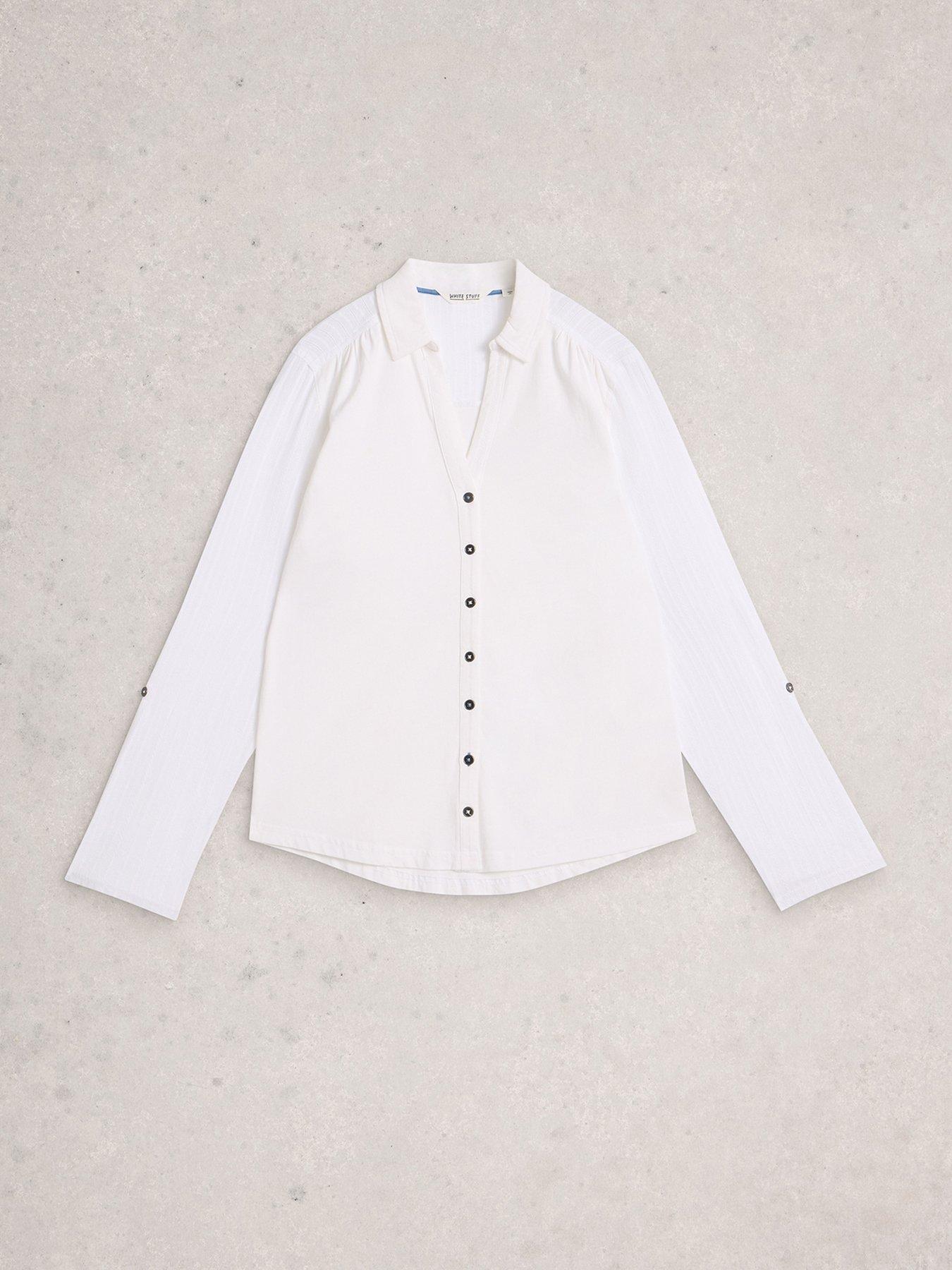  image of white-stuff-annie-mix-jersey-shirt