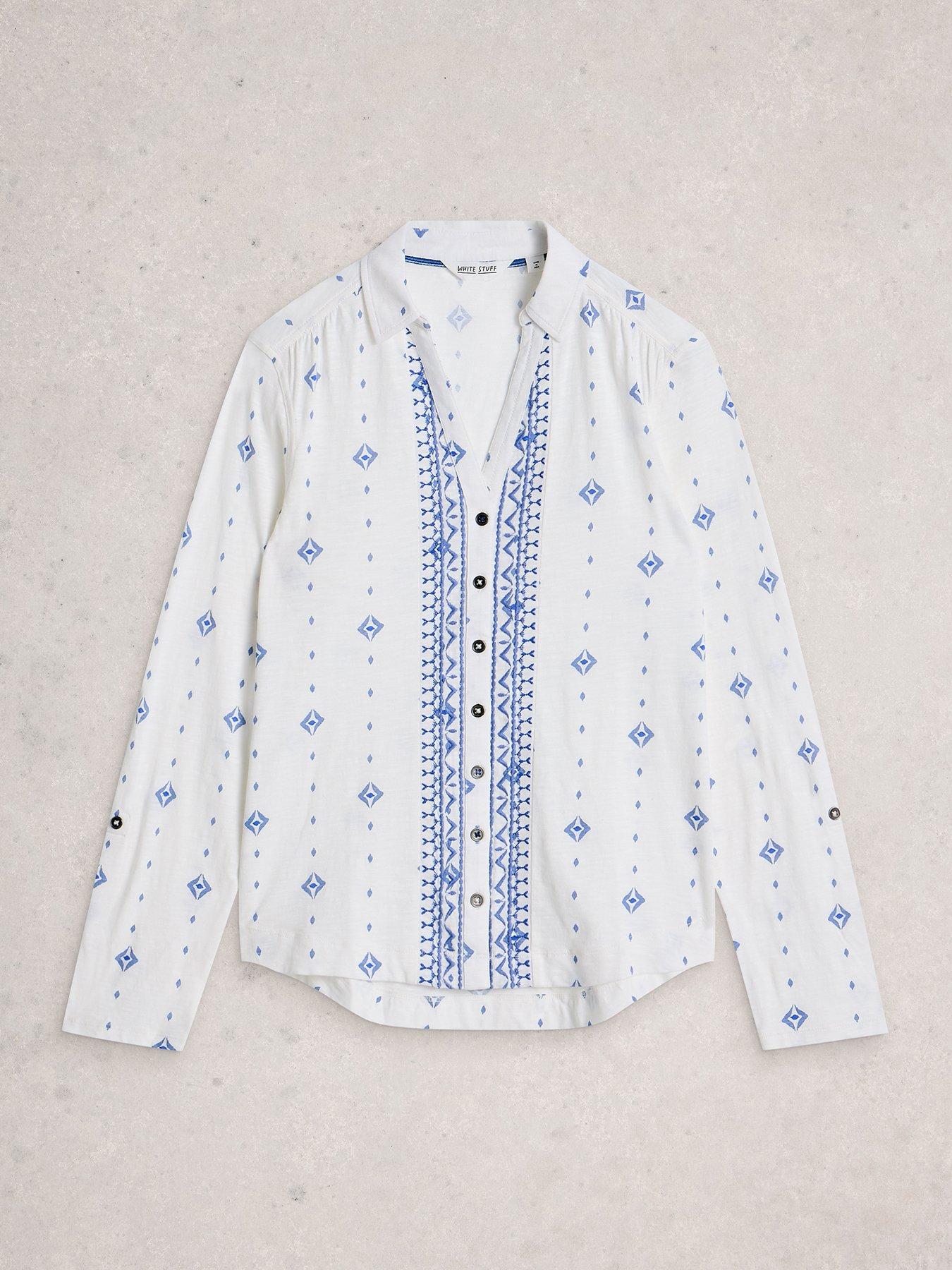 Image 5 of 6 of White Stuff Annie Jersey Shirt