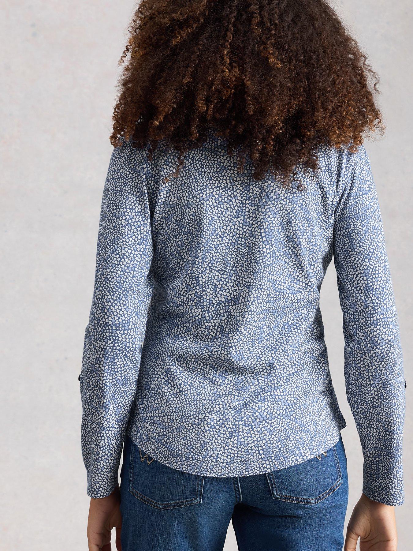  image of white-stuff-annie-jersey-shirt-blue