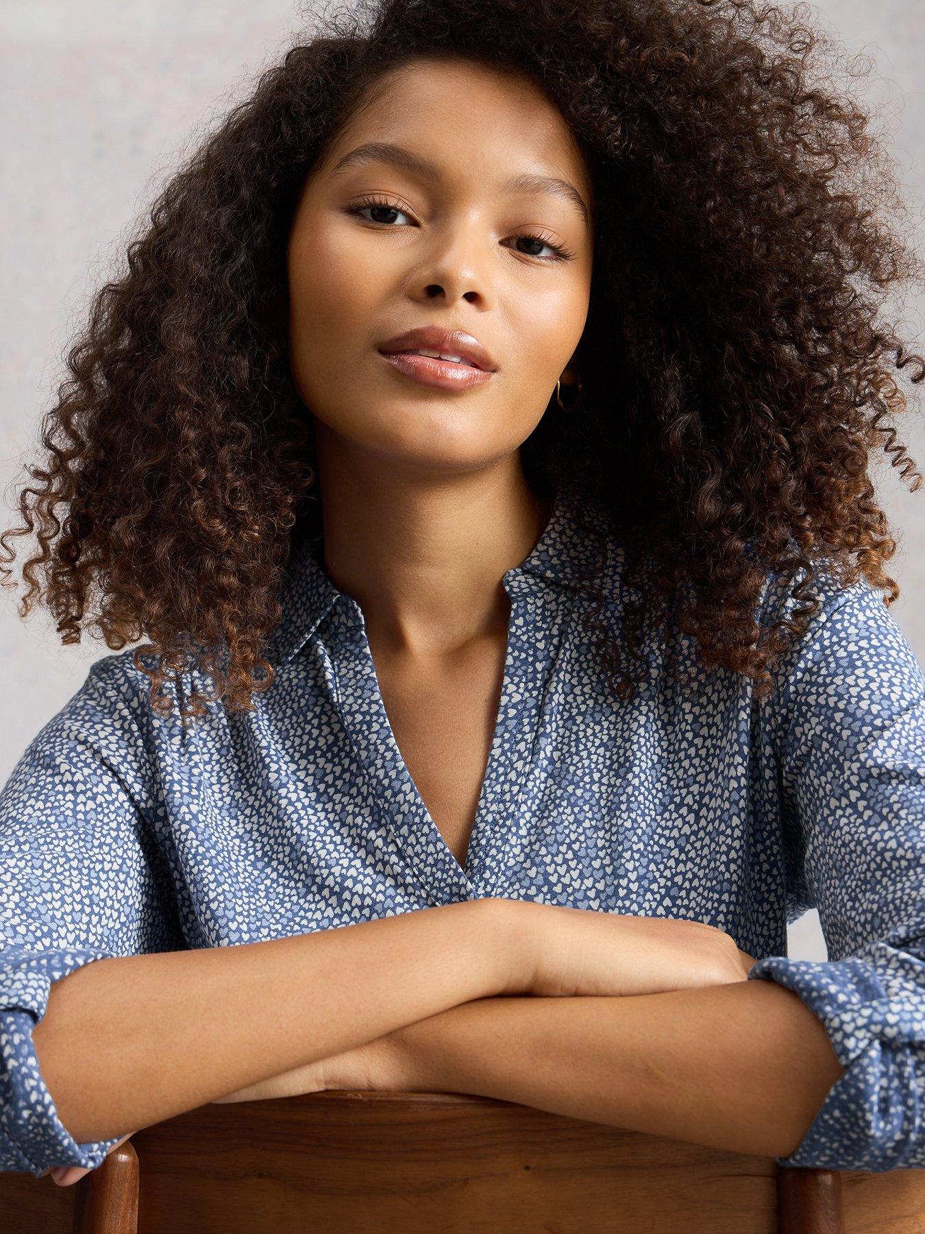  image of white-stuff-annie-jersey-shirt-blue
