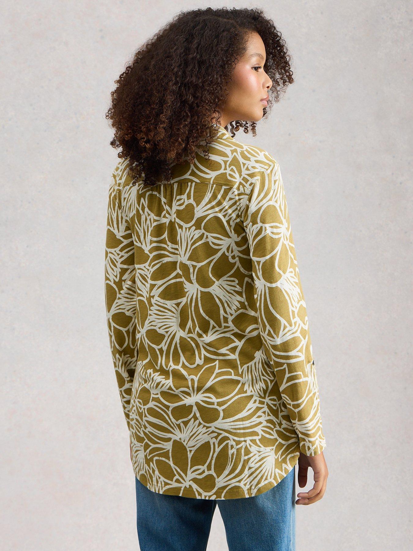 Image 2 of 6 of White Stuff Annie Longline Shirt