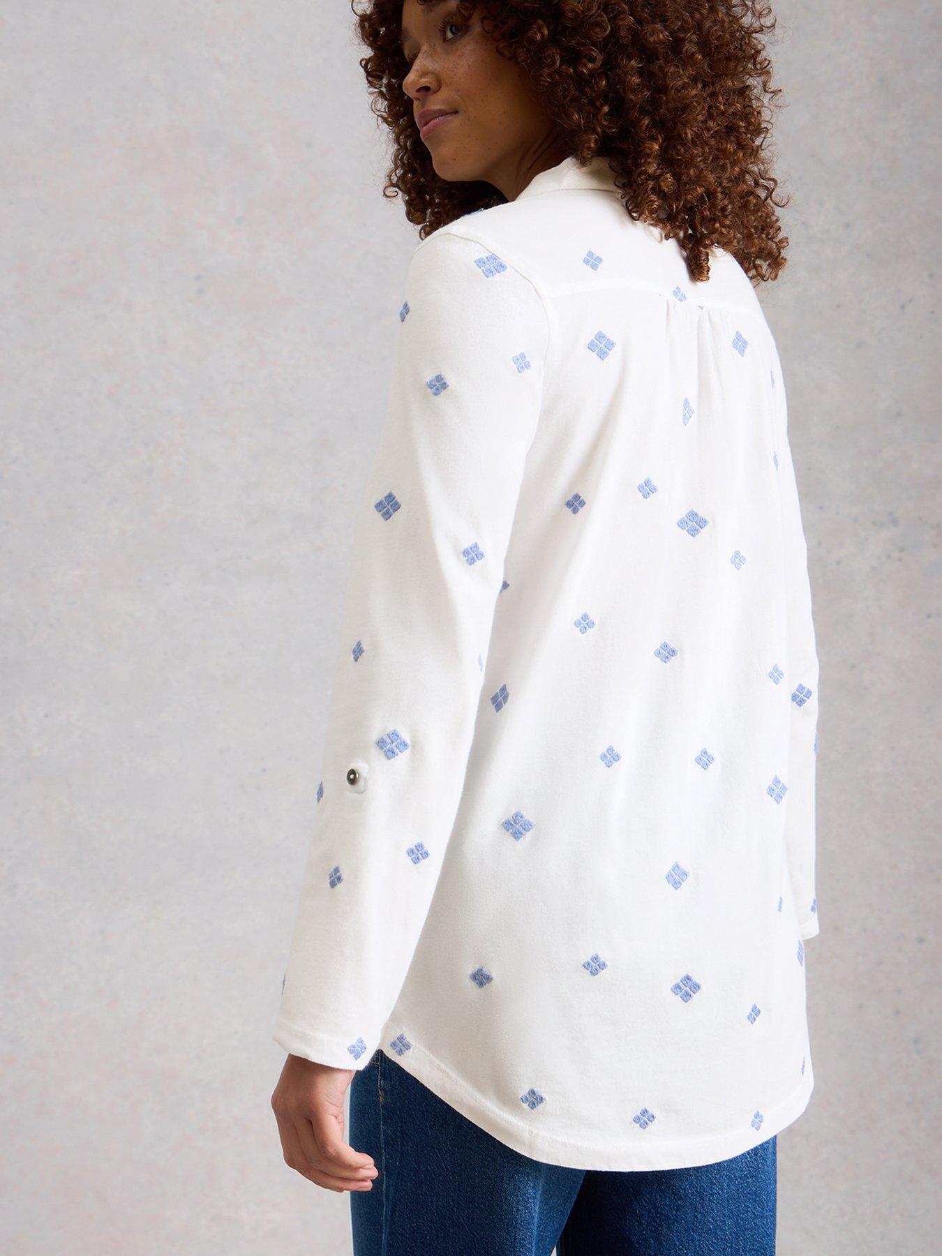 Image 2 of 6 of White Stuff Annie Embroidered Longline