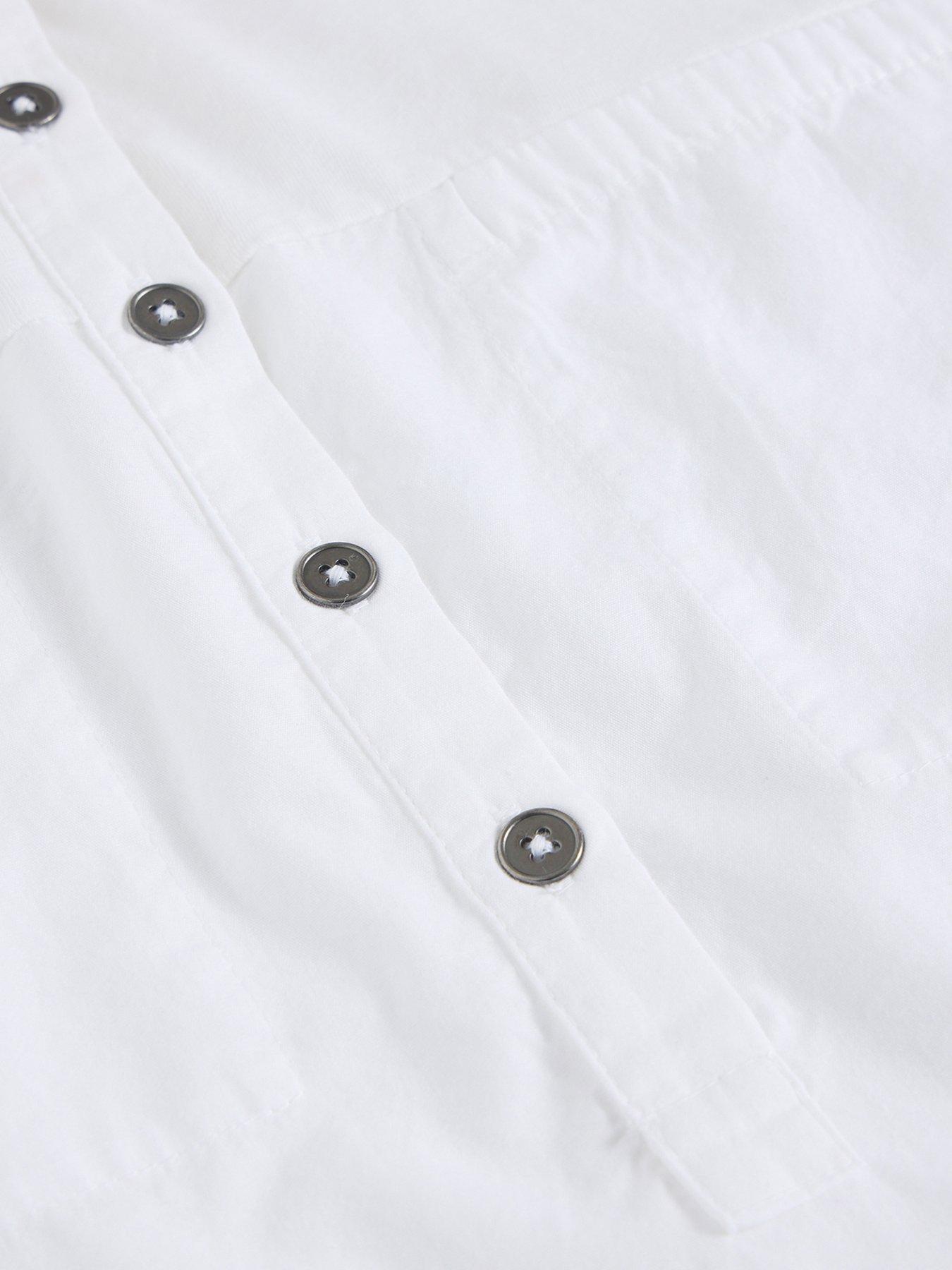  image of white-stuff-beth-34-sleeve-shirt-white