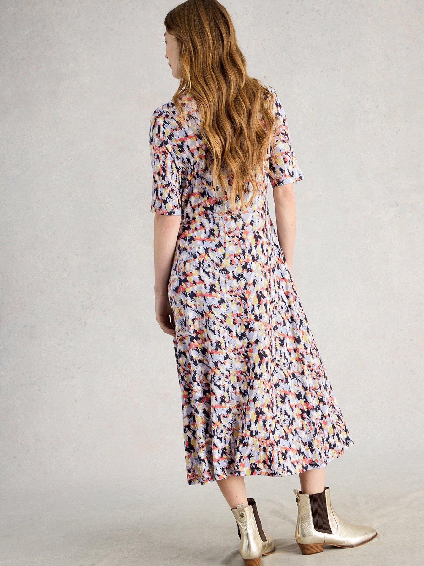  image of white-stuff-madeline-jersey-dress-blue