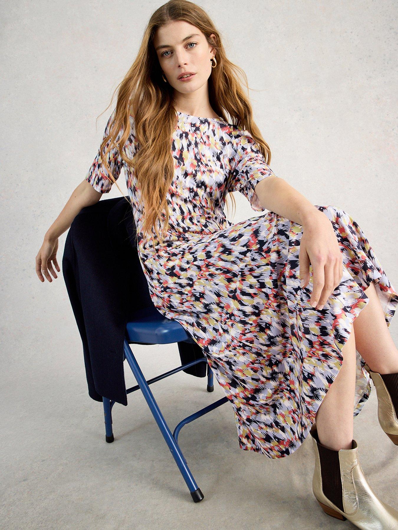  image of white-stuff-madeline-jersey-dress-blue