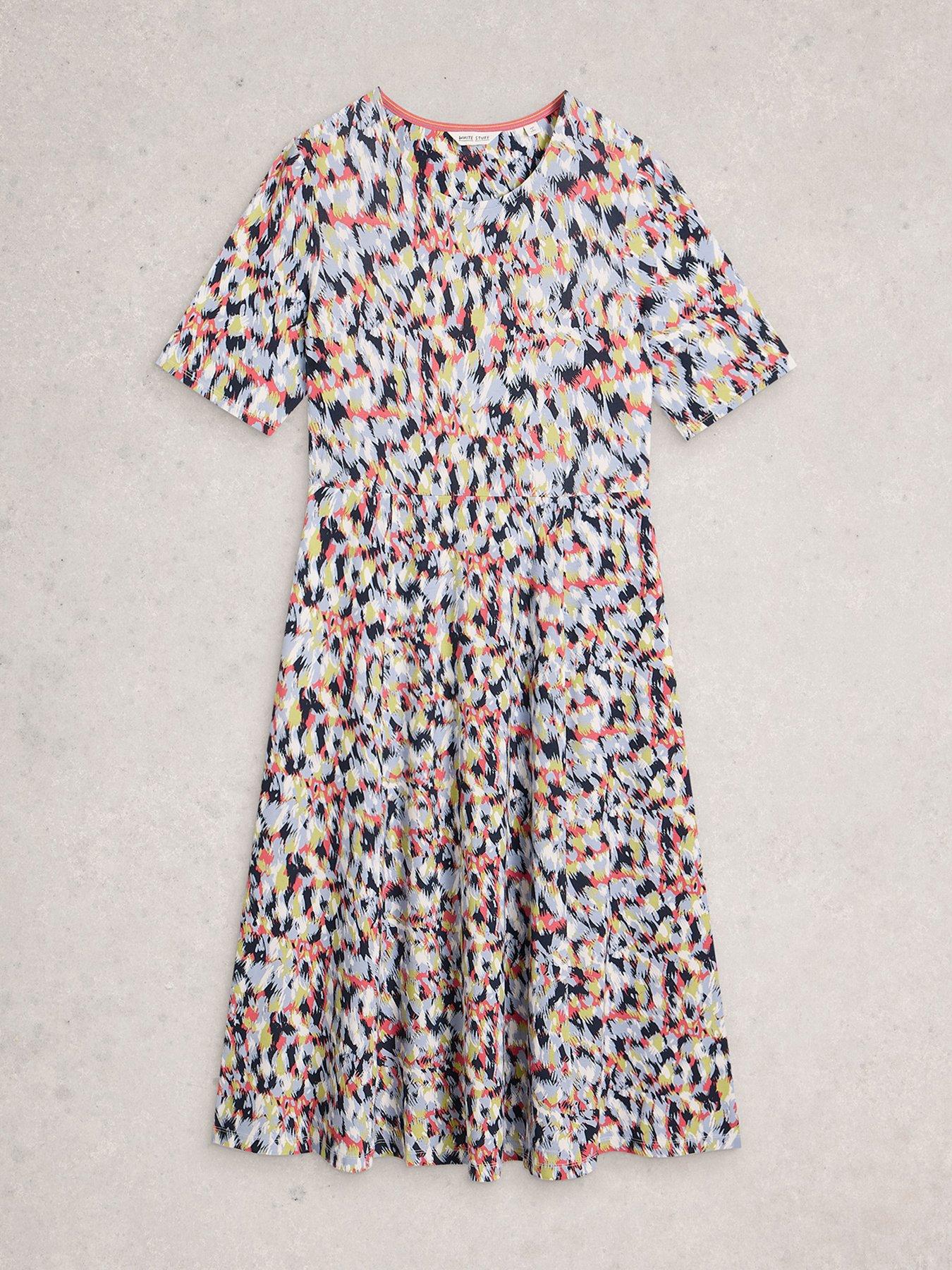  image of white-stuff-madeline-jersey-dress-blue