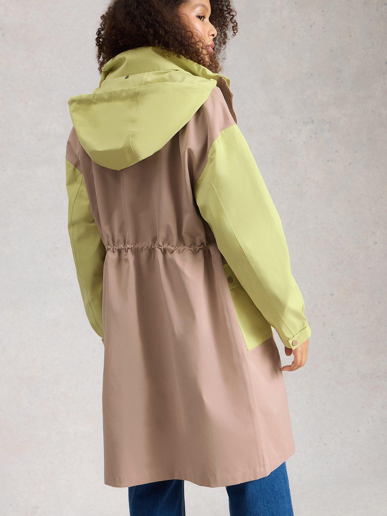 Image 2 of 6 of White Stuff Beth Waterproof Coat - Green