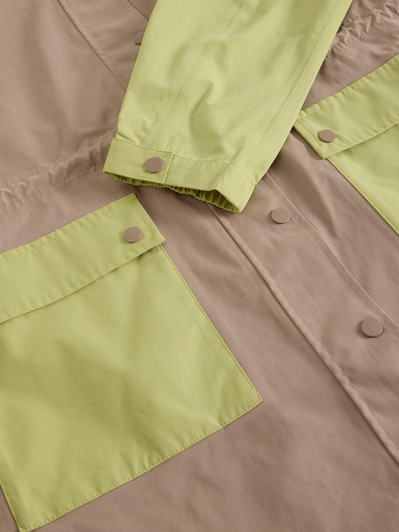 Image 6 of 6 of White Stuff Beth Waterproof Coat - Green