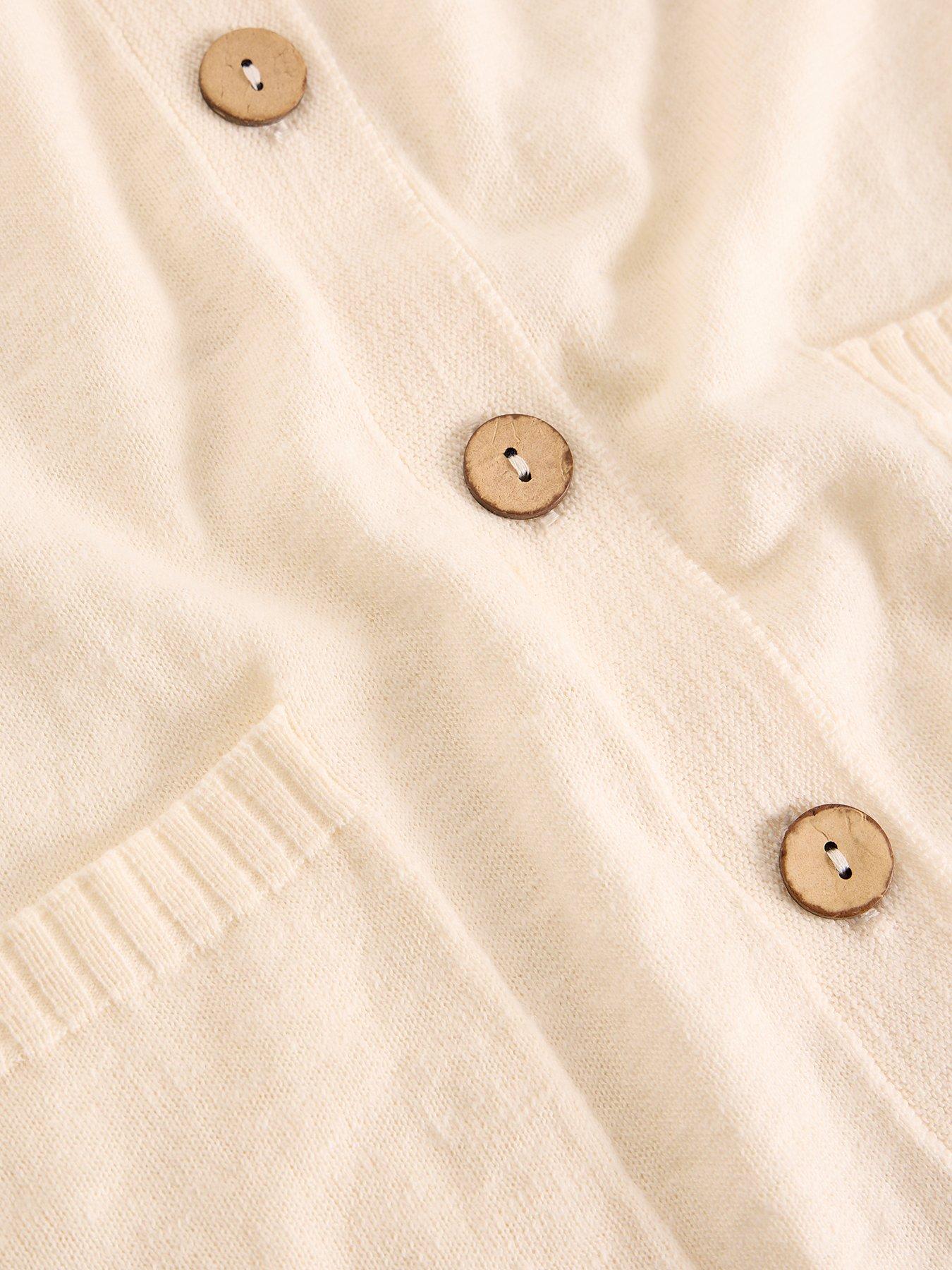  image of white-stuff-nova-linen-blend-cardigan-white