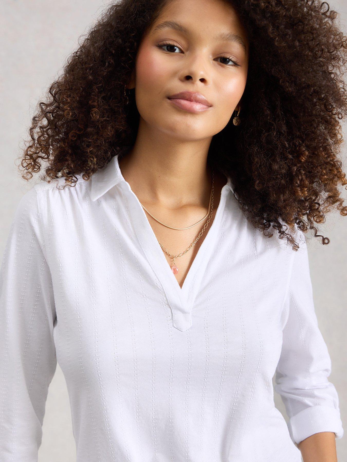  image of white-stuff-allie-jersey-texture-shirt-white