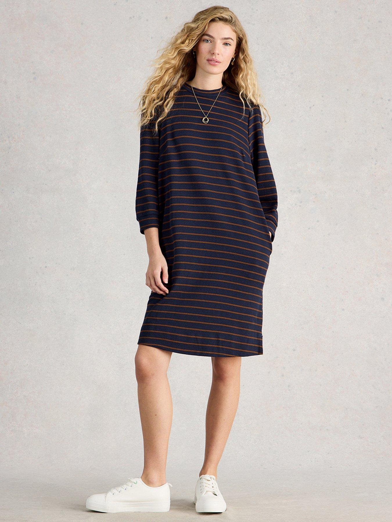 White Stuff Amy Stripe Dress