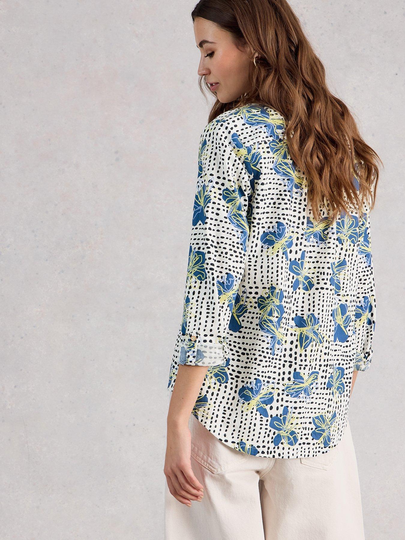 Image 2 of 6 of White Stuff Sophie Cotton Shirt - White
