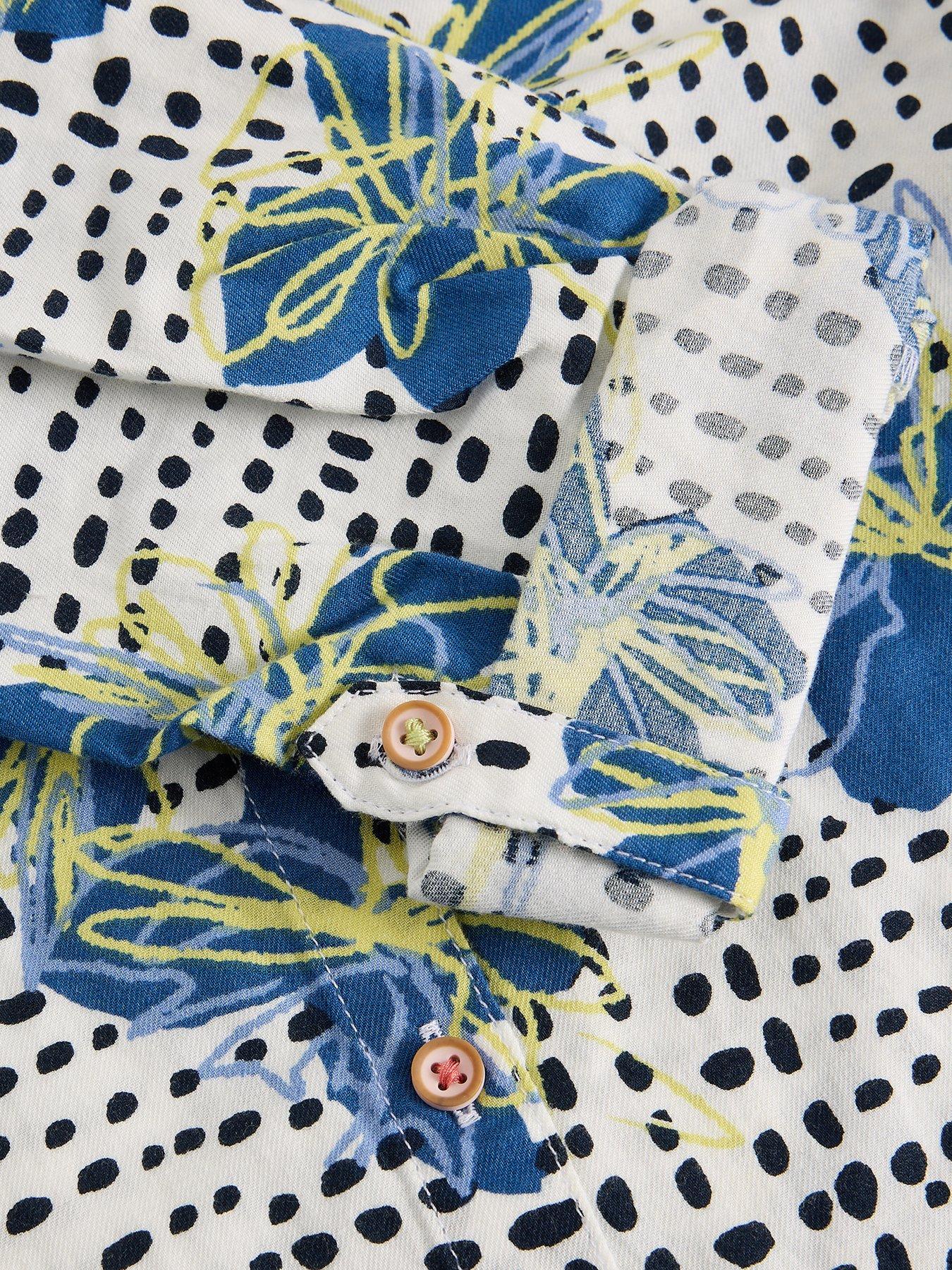 Image 6 of 6 of White Stuff Sophie Cotton Shirt - White