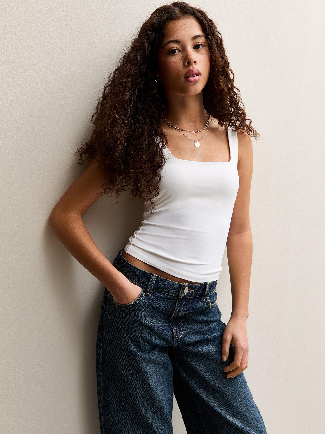 new-look-915-girls-slinky-square-neck-vest-top-white