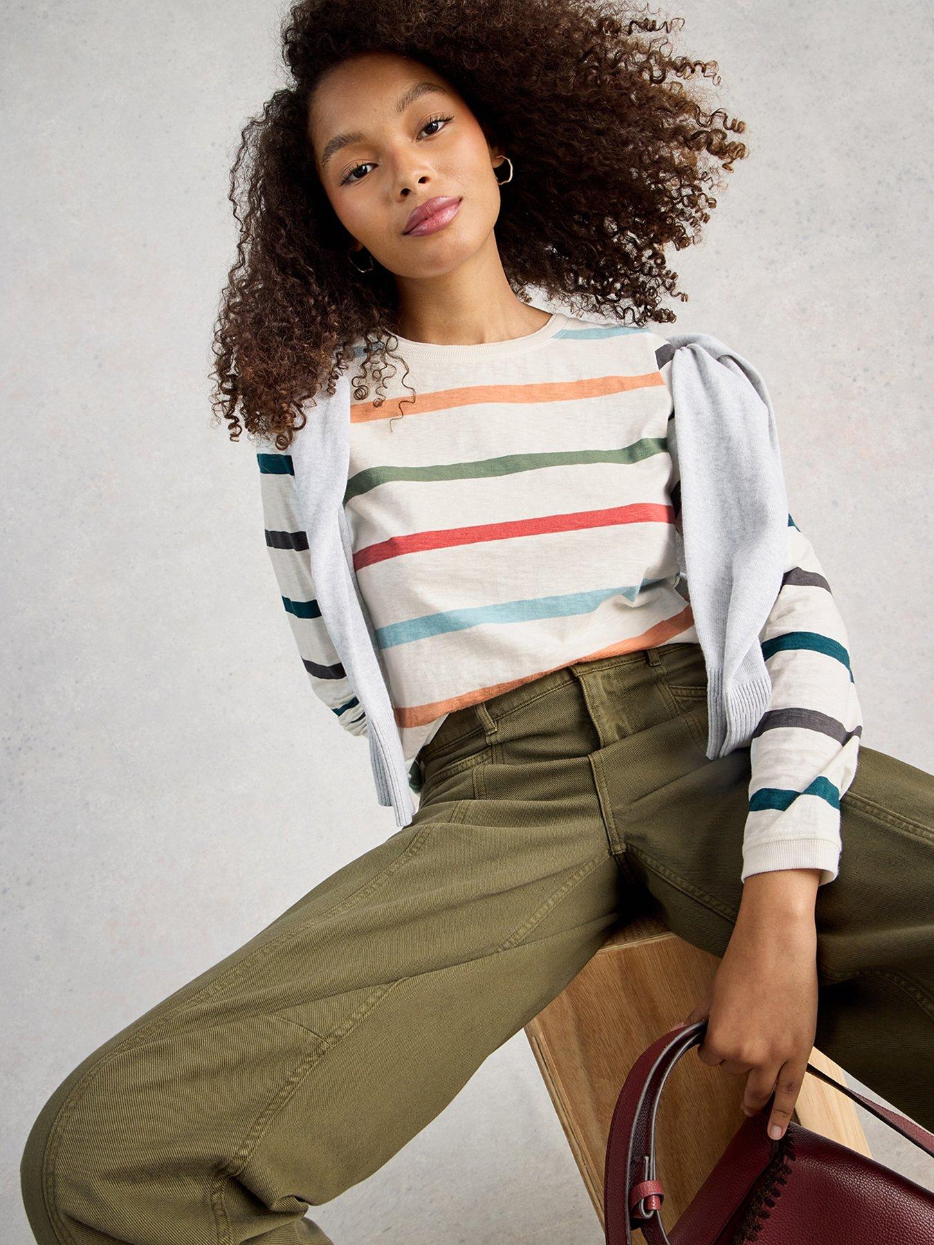 Image 4 of 5 of White Stuff Clara Ls Stripe Tee