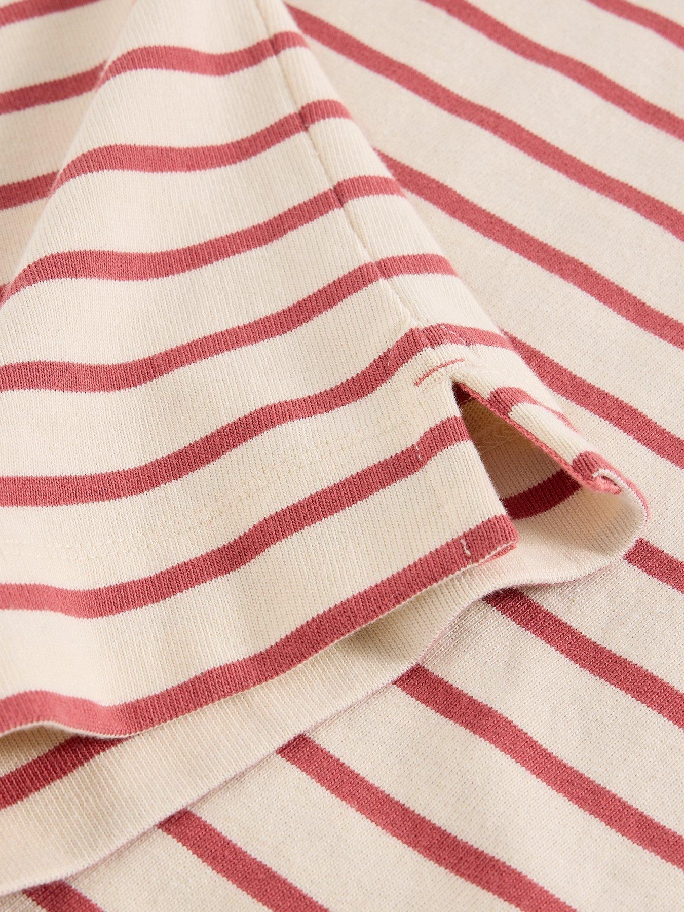  image of white-stuff-kat-stripe-t-shirt-white
