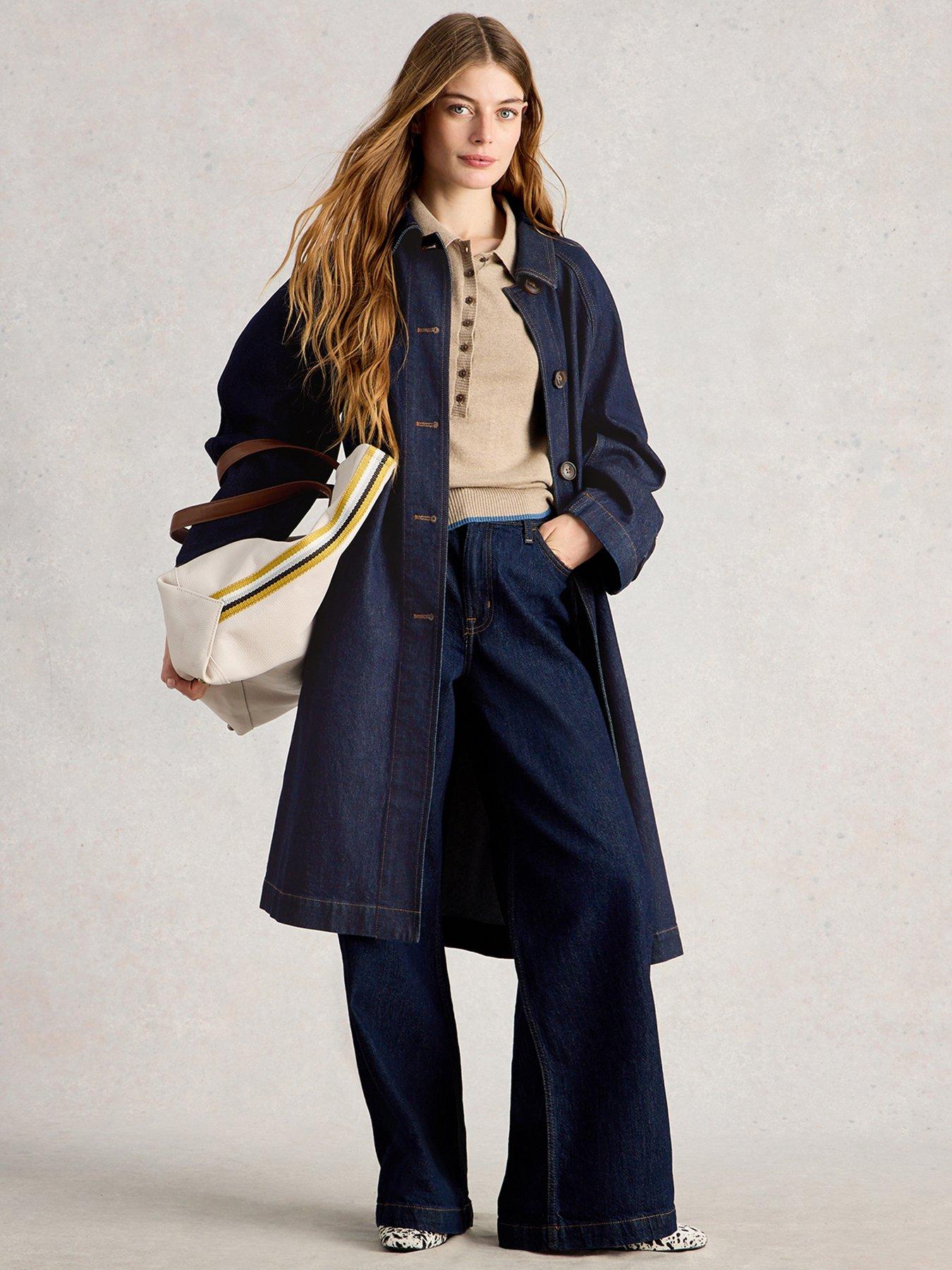  image of white-stuff-oakleigh-denim-coat-blue